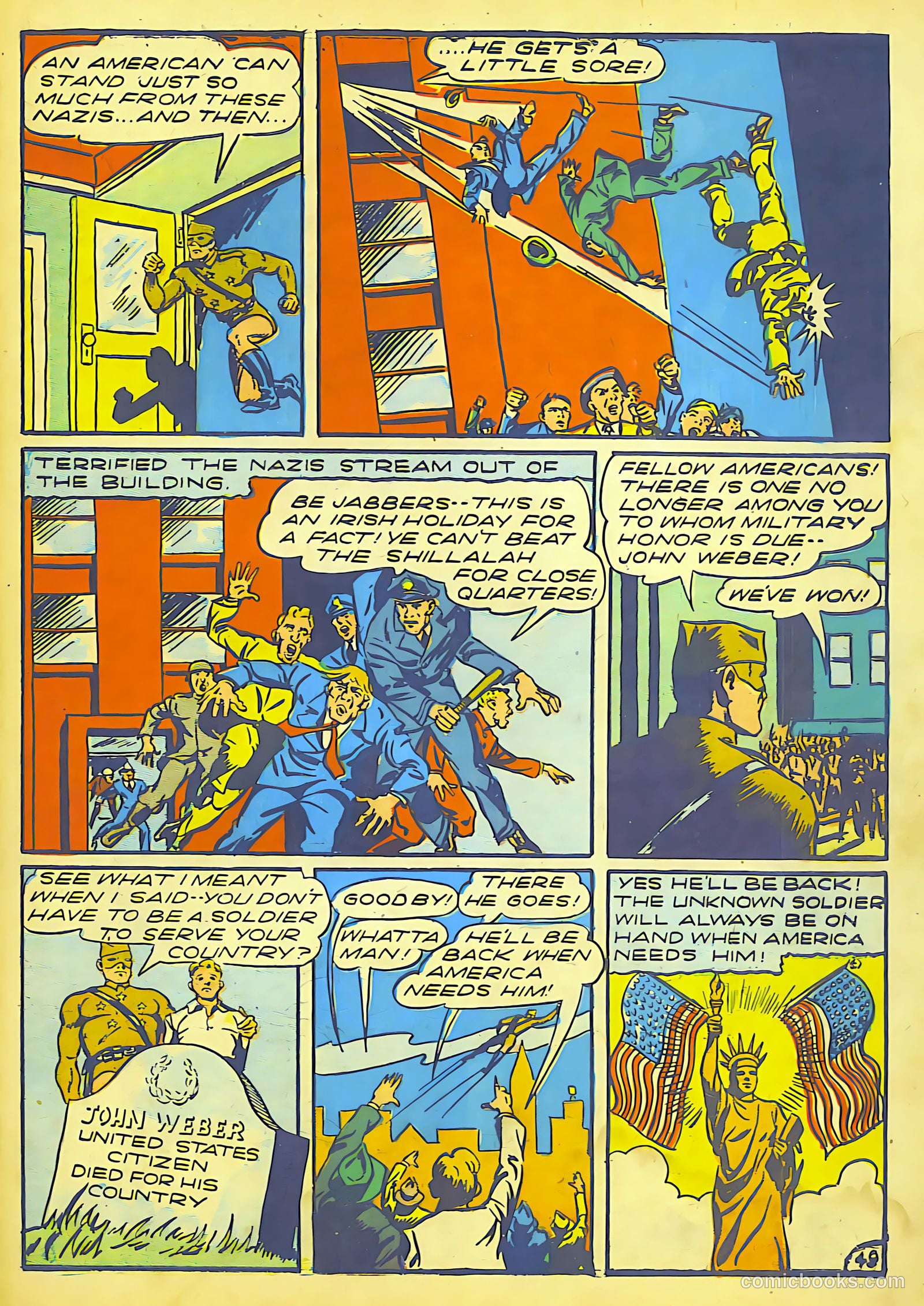 Our Flag Comics #4 (1942) — page 50 of 65