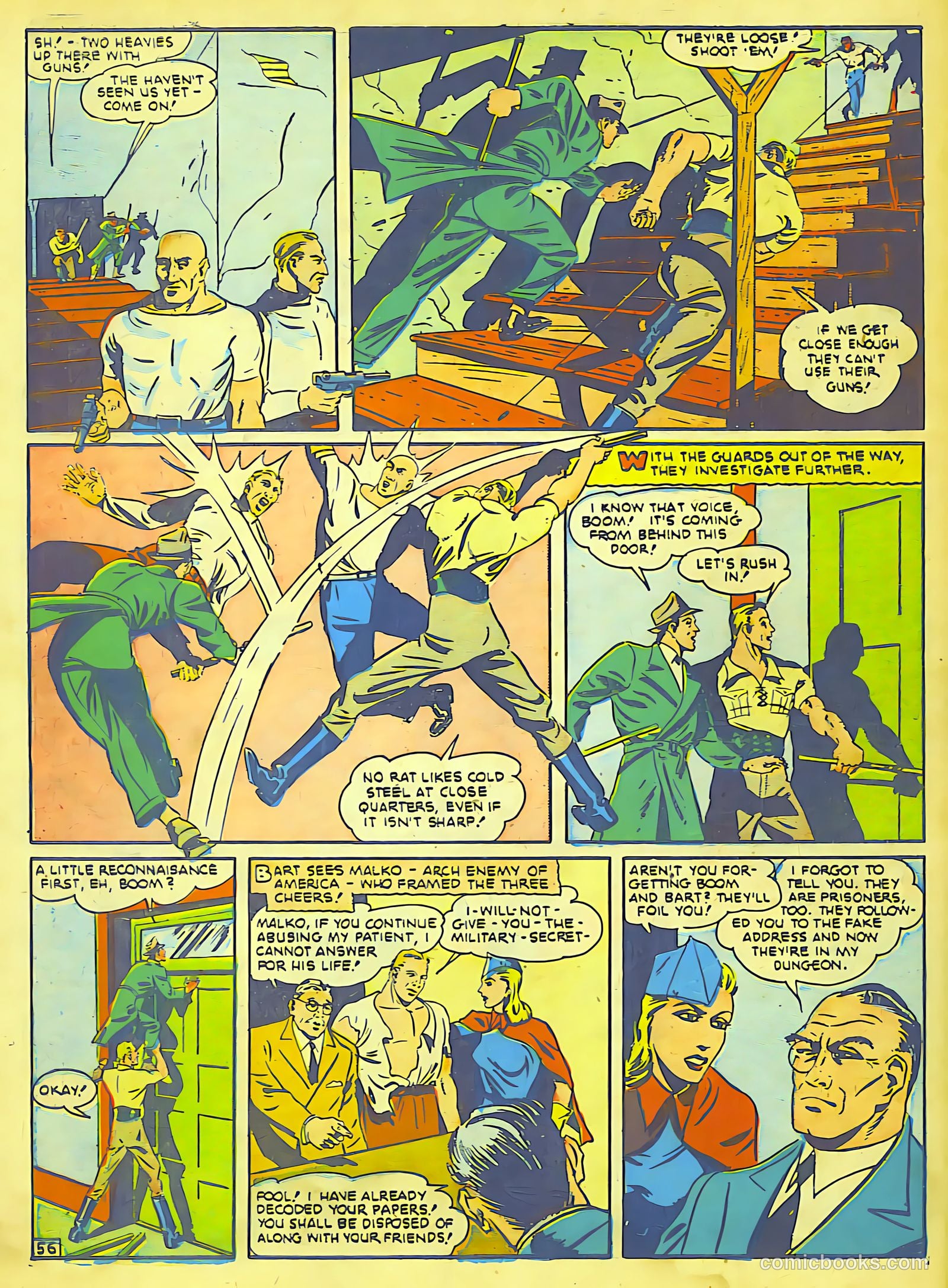 Our Flag Comics #4 (1942) — page 57 of 65