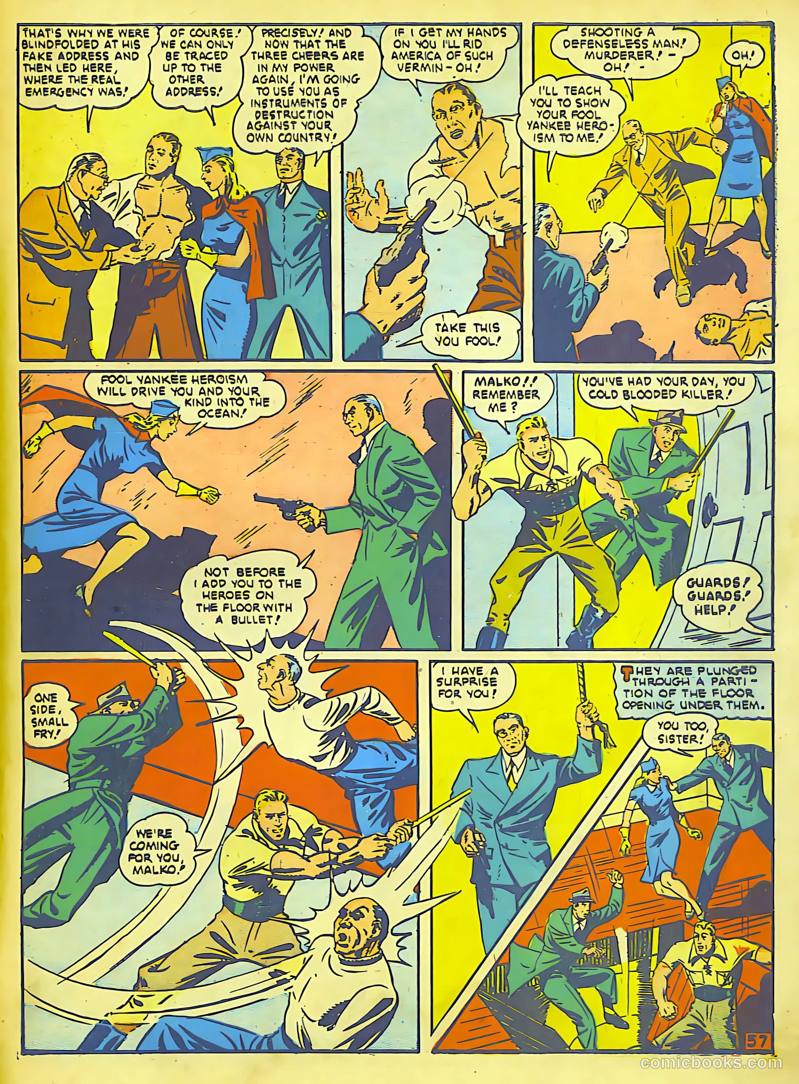 Our Flag Comics #4 (1942) — page 58 of 65
