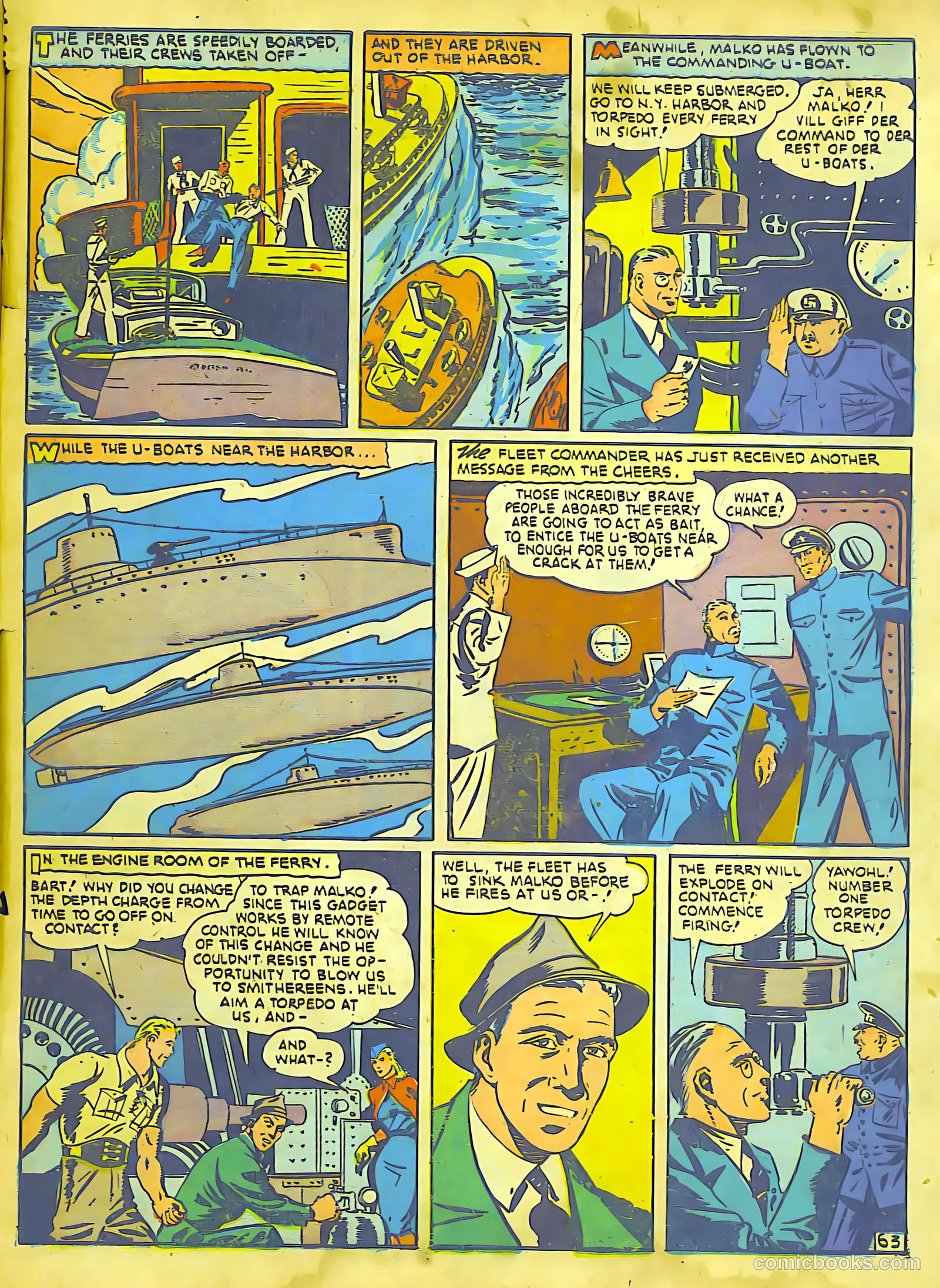 Our Flag Comics #4 (1942) — page 64 of 65