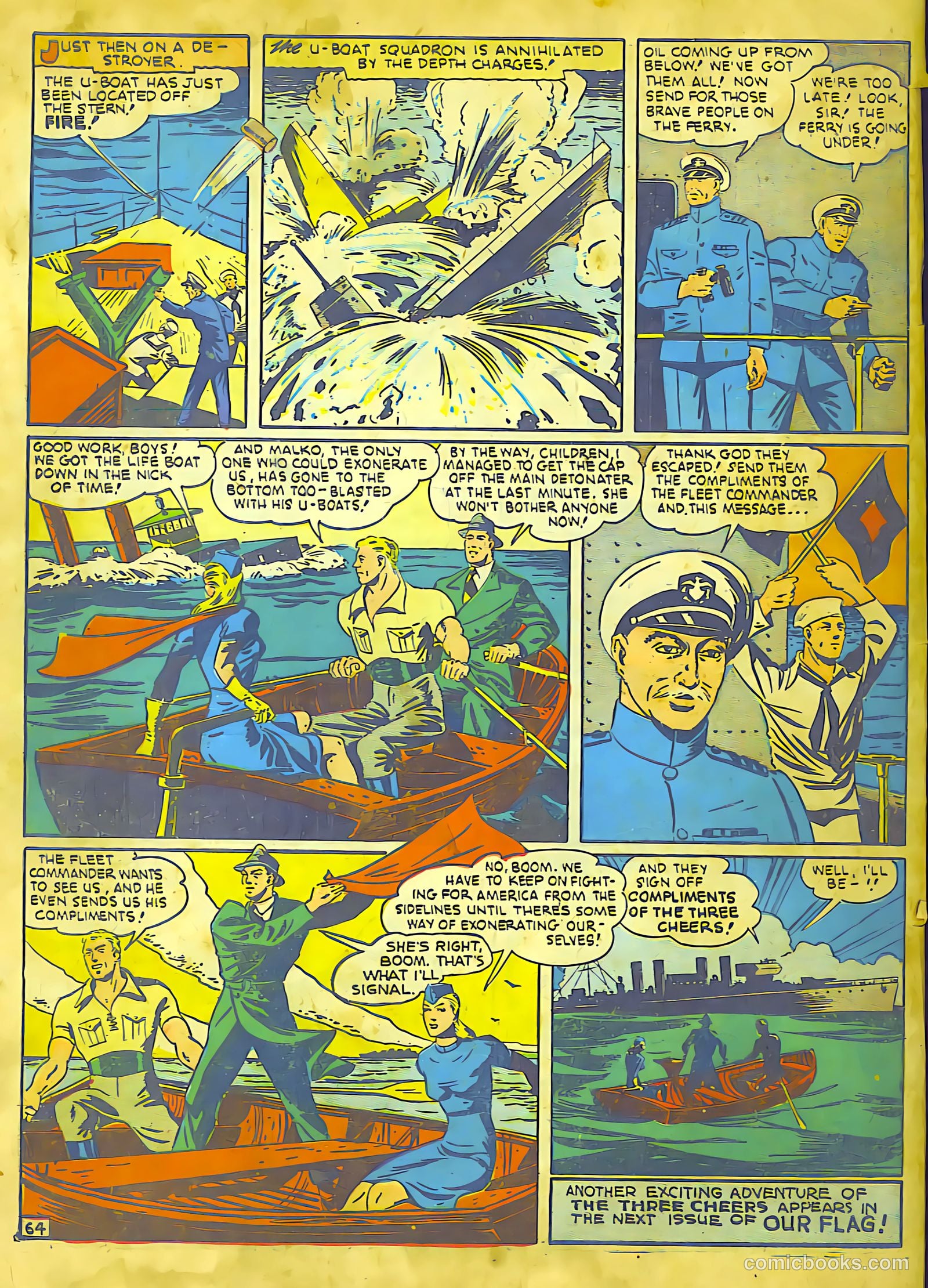 Our Flag Comics #4 (1942) — page 65 of 65