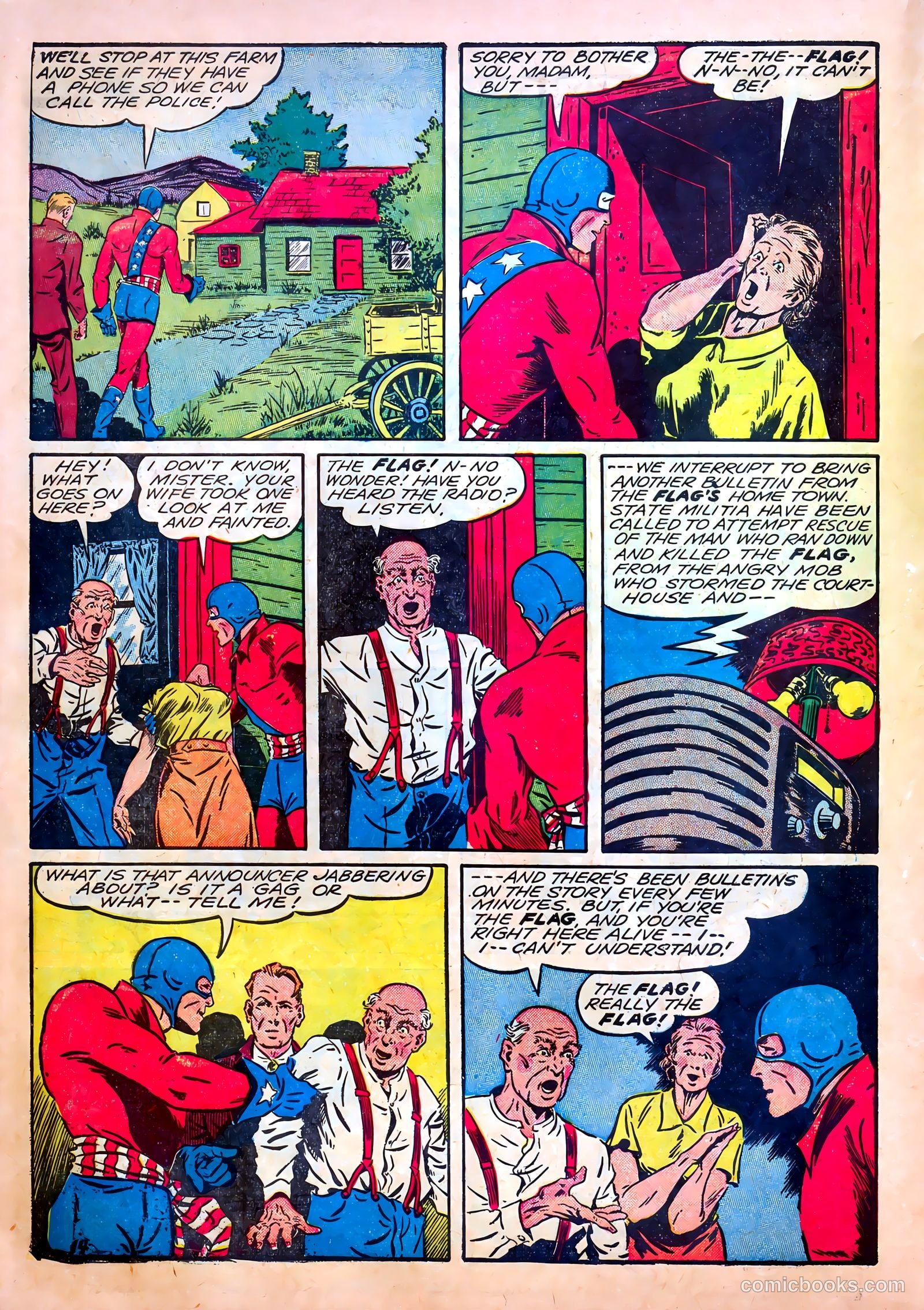 Our Flag Comics #5 (1942) — page 16 of 68