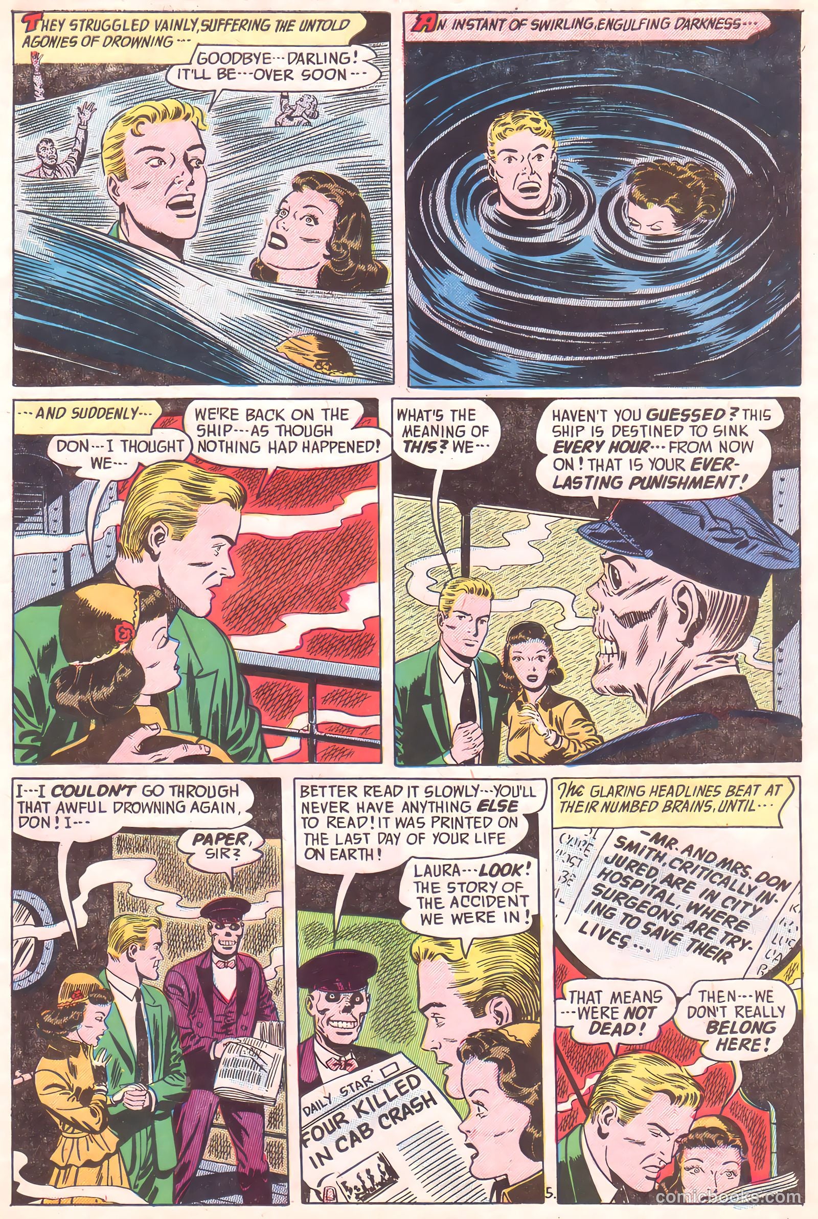 Out of the Night #10 (1953, Creston Publications Corp.) — page 7 of 35