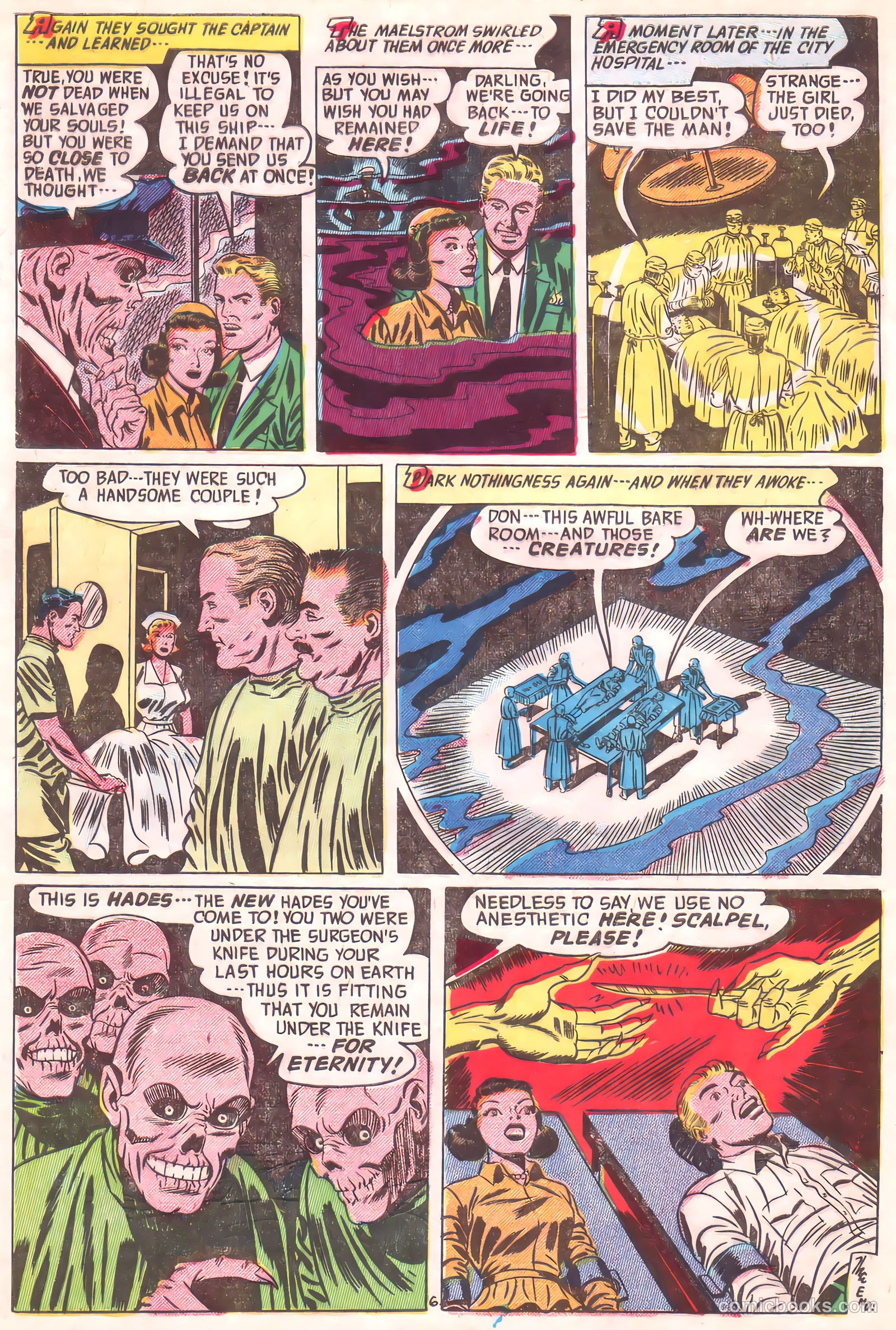 Out of the Night #10 (1953, Creston Publications Corp.) — page 8 of 35