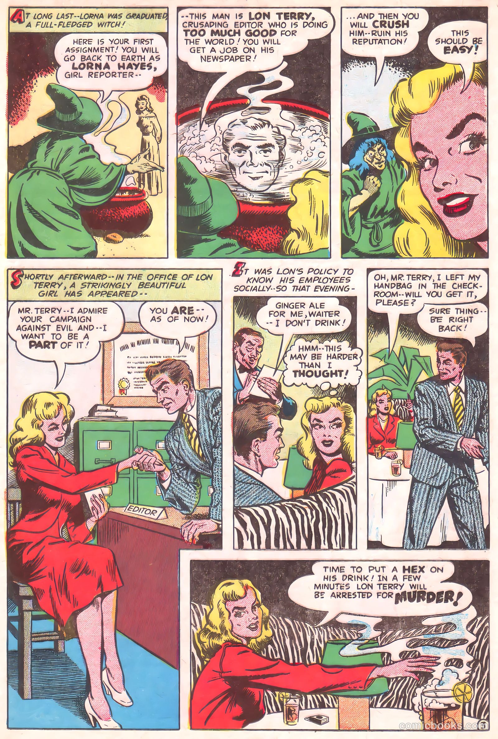 Out of the Night #10 (1953, Creston Publications Corp.) — page 13 of 35