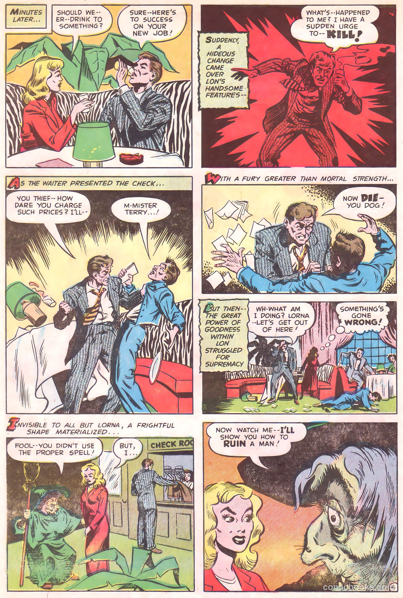 Out of the Night #10 (1953, Creston Publications Corp.) — page 14 of 35