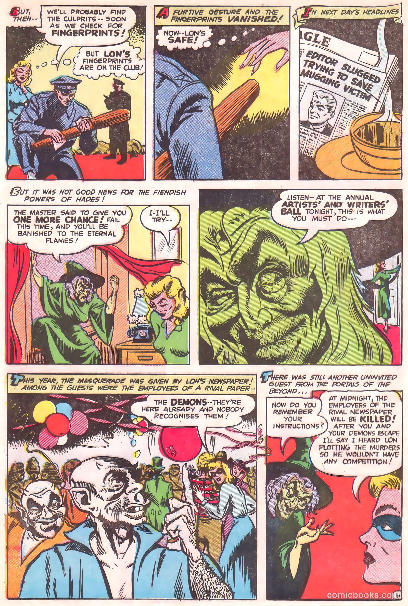 Out of the Night #10 (1953, Creston Publications Corp.) — page 16 of 35