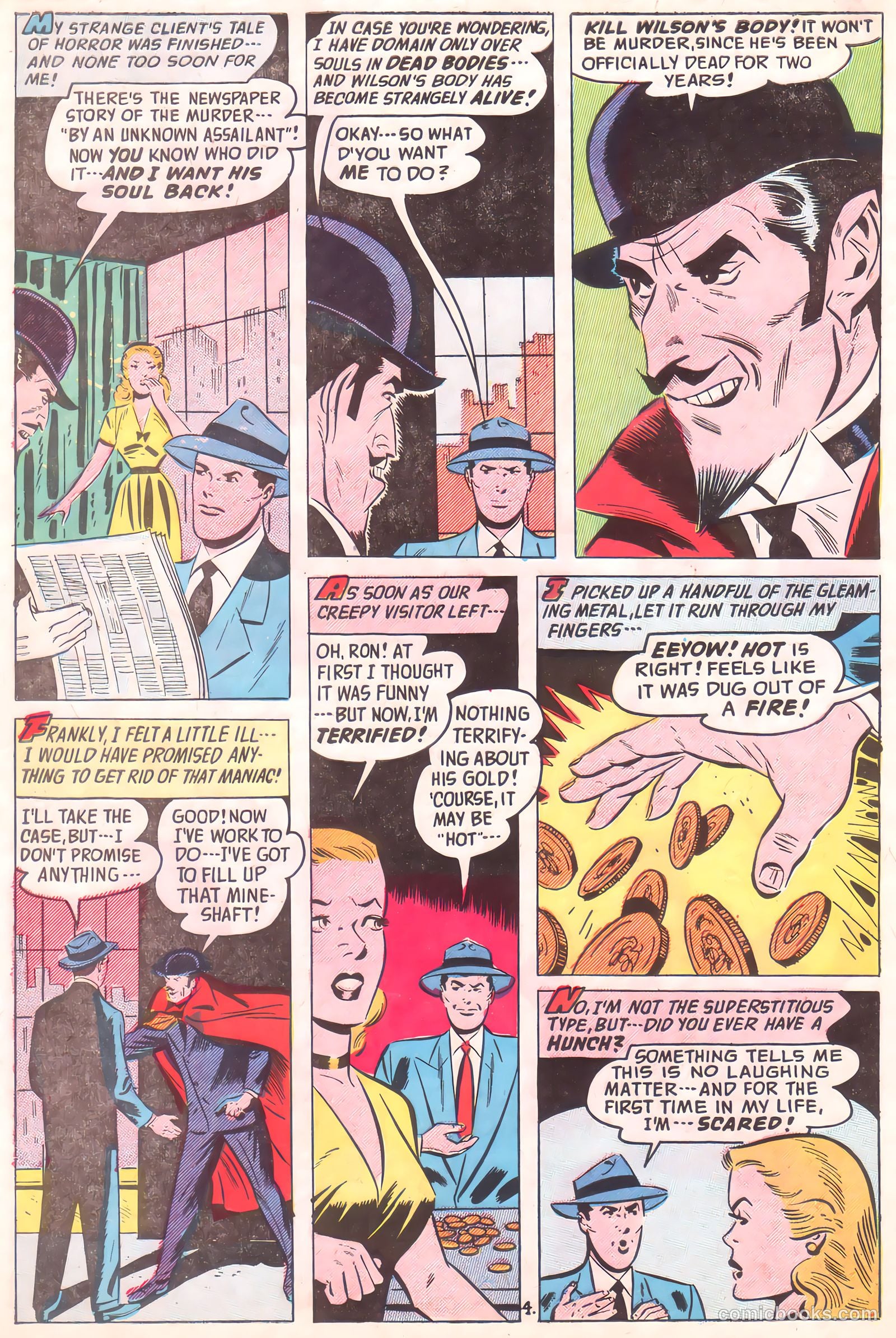 Out of the Night #10 (1953, Creston Publications Corp.) — page 30 of 35