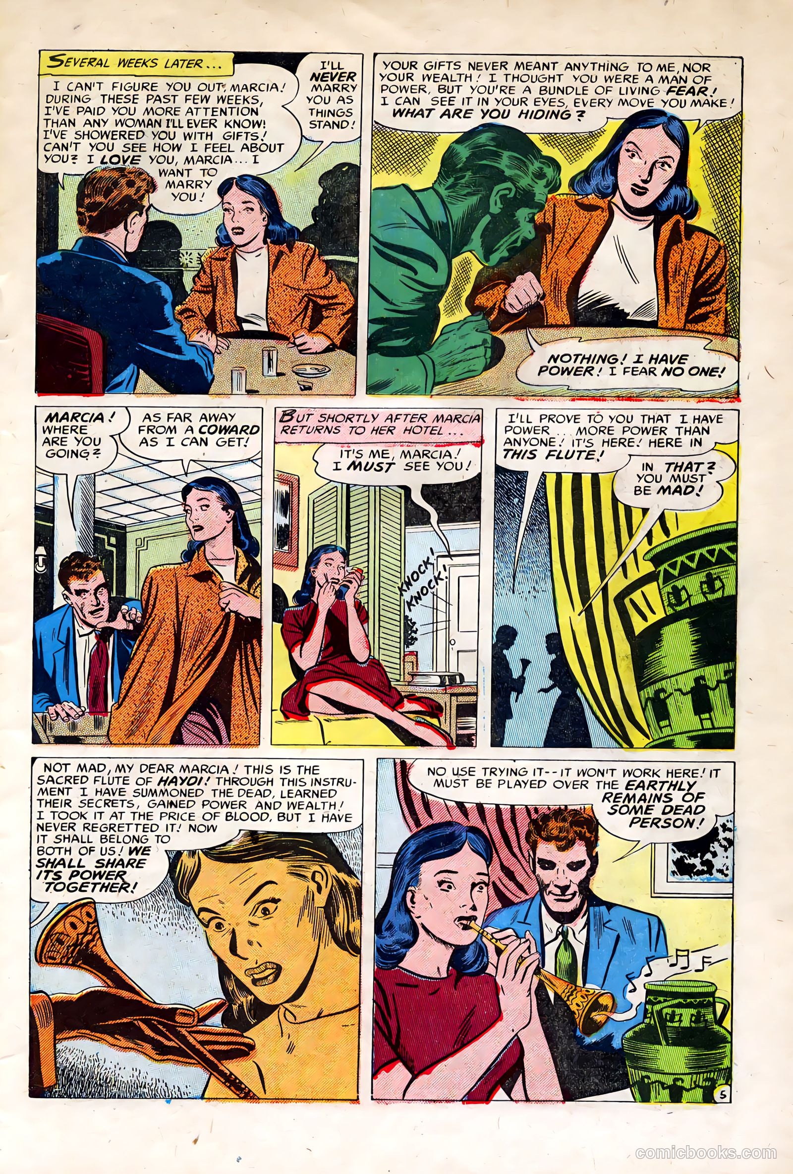 Out of the Night #12 (1953) — page 7 of 36