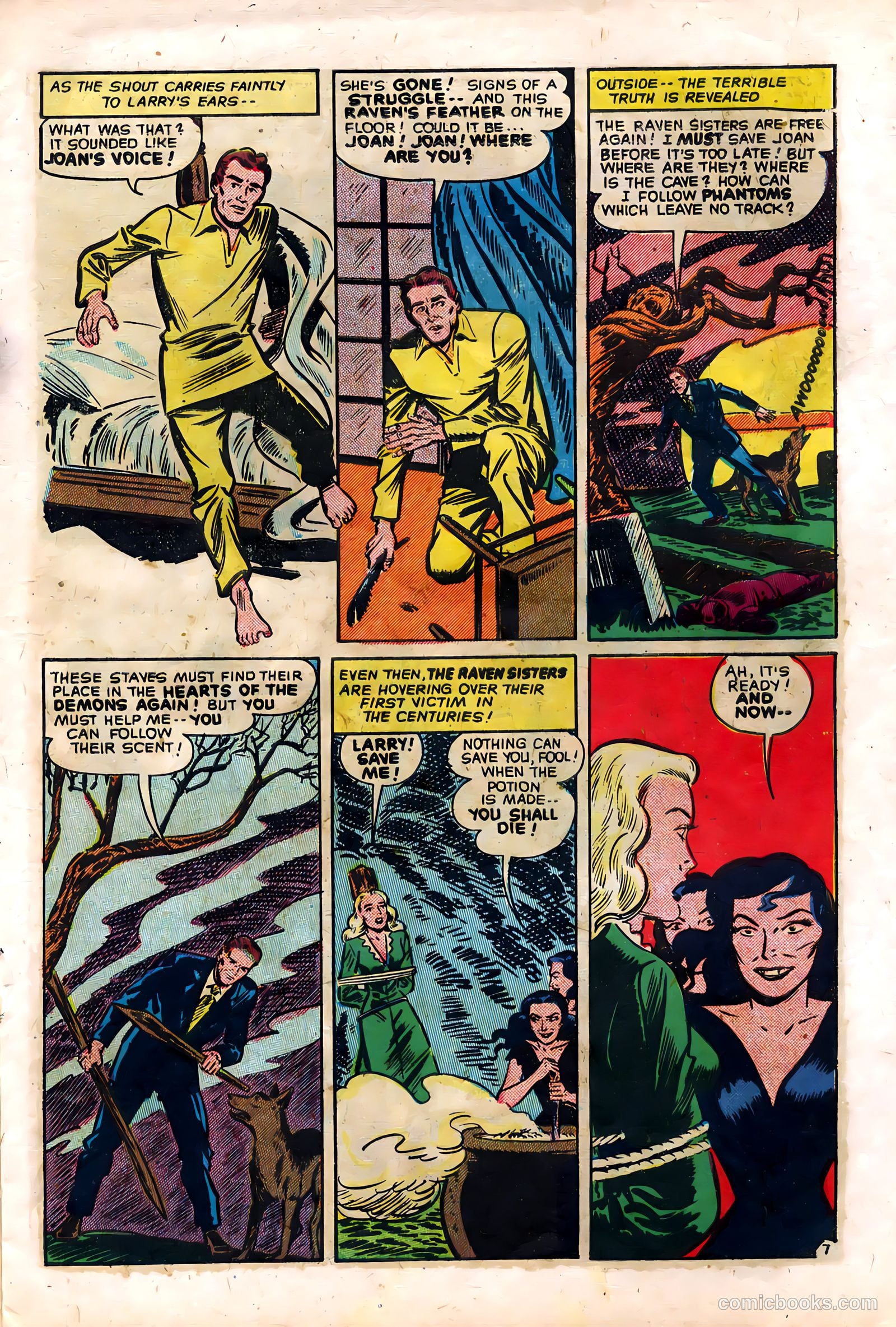 Out of the Night #2 (1952, Creston Publications Corp.) — page 9 of 36