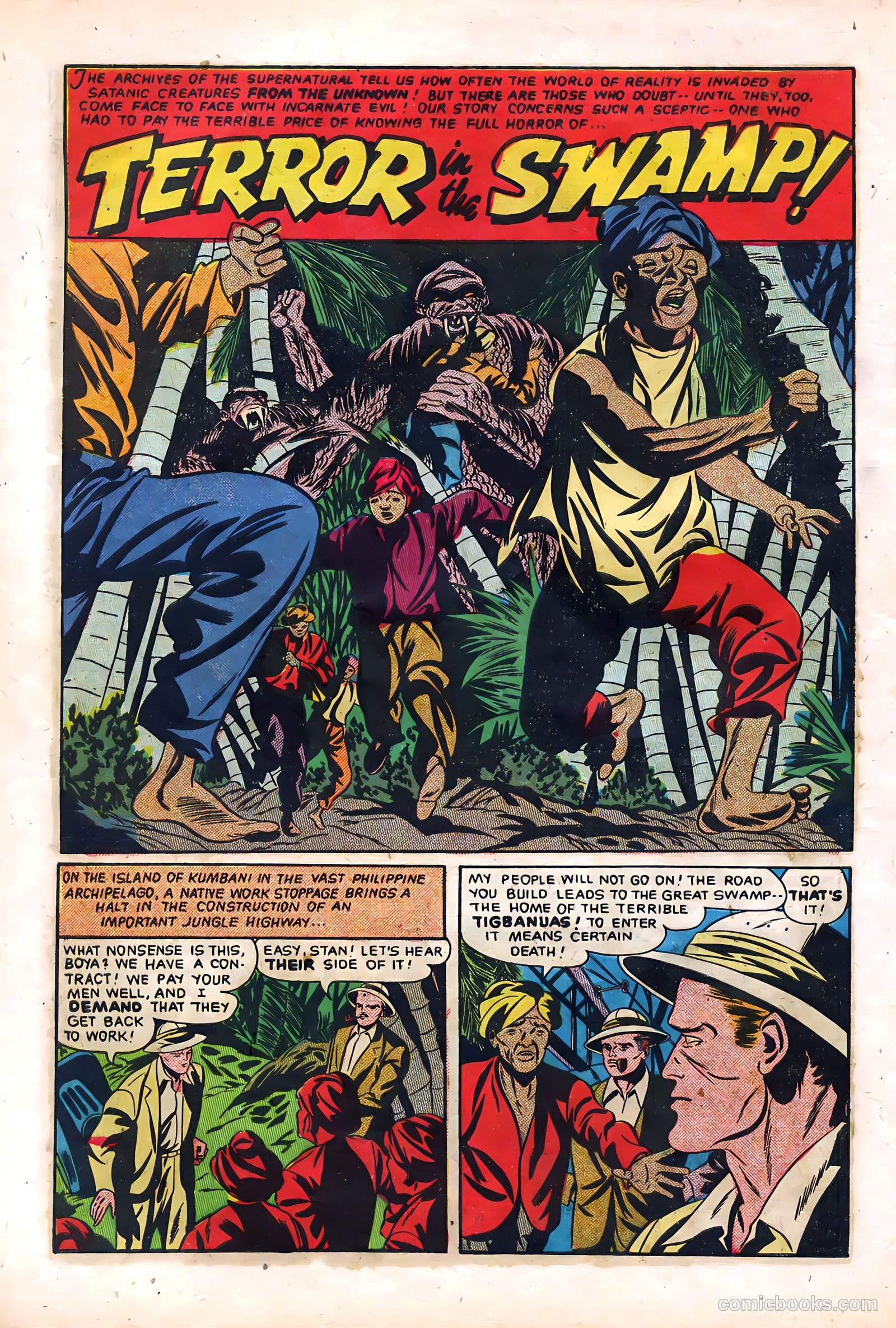 Out of the Night #2 (1952, Creston Publications Corp.) — page 28 of 36