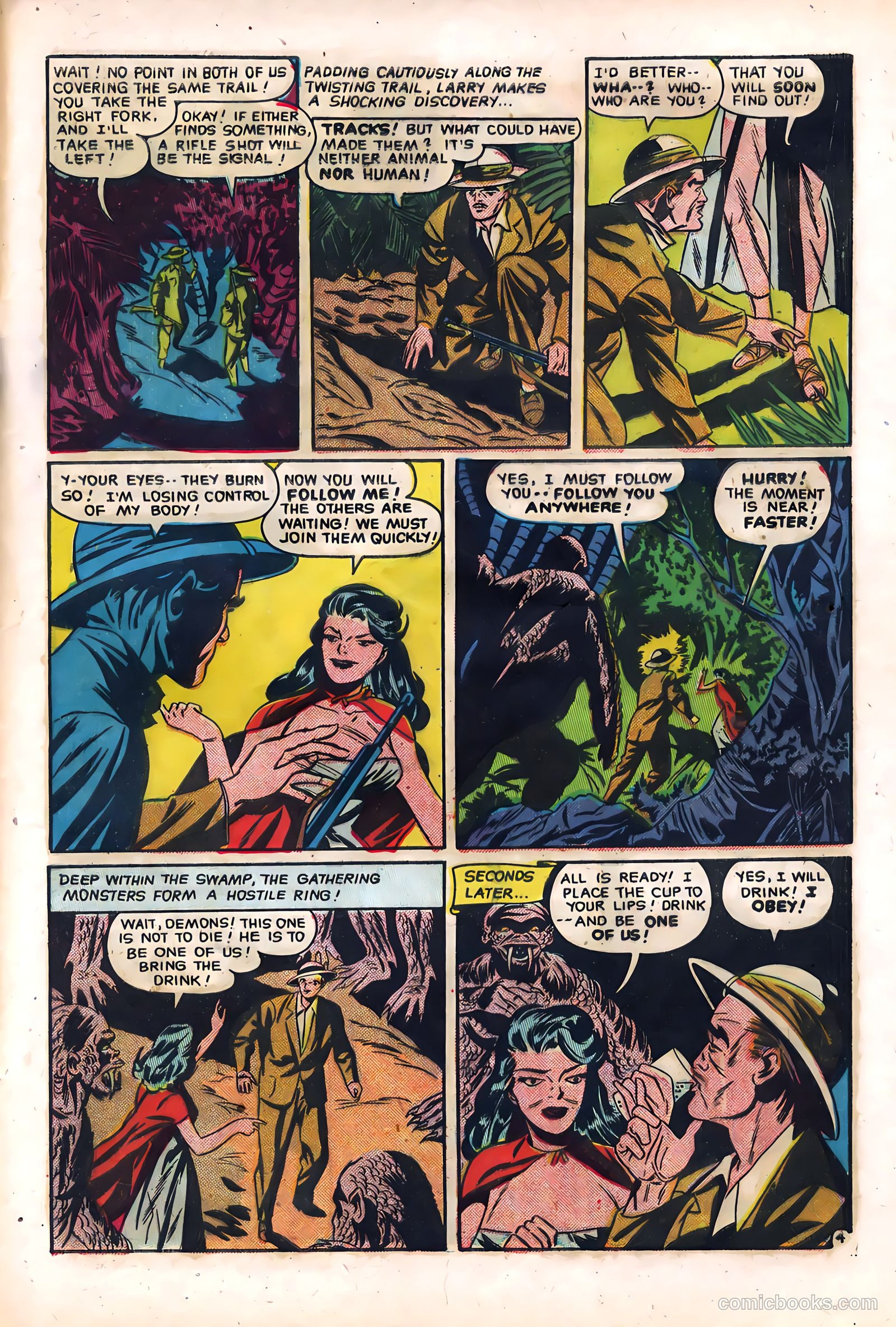 Out of the Night #2 (1952, Creston Publications Corp.) — page 31 of 36
