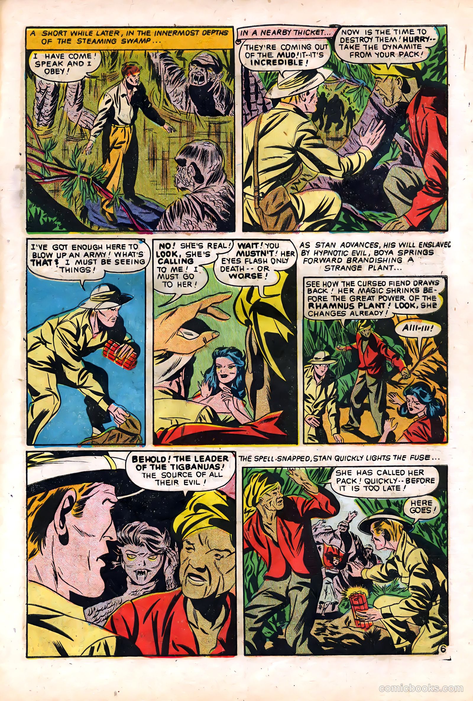 Out of the Night #2 (1952, Creston Publications Corp.) — page 33 of 36