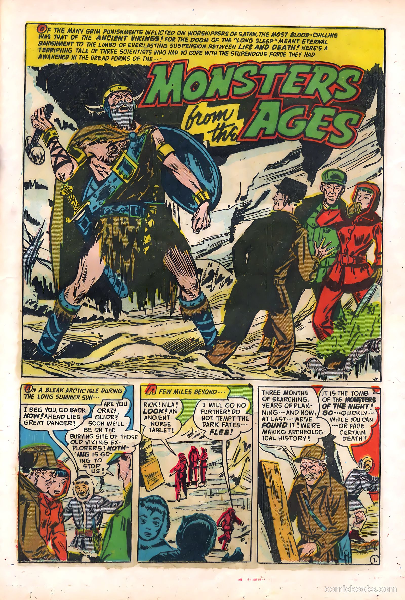 Out of the Night #3 (1952, Creston Publications Corp.) — page 23 of 36
