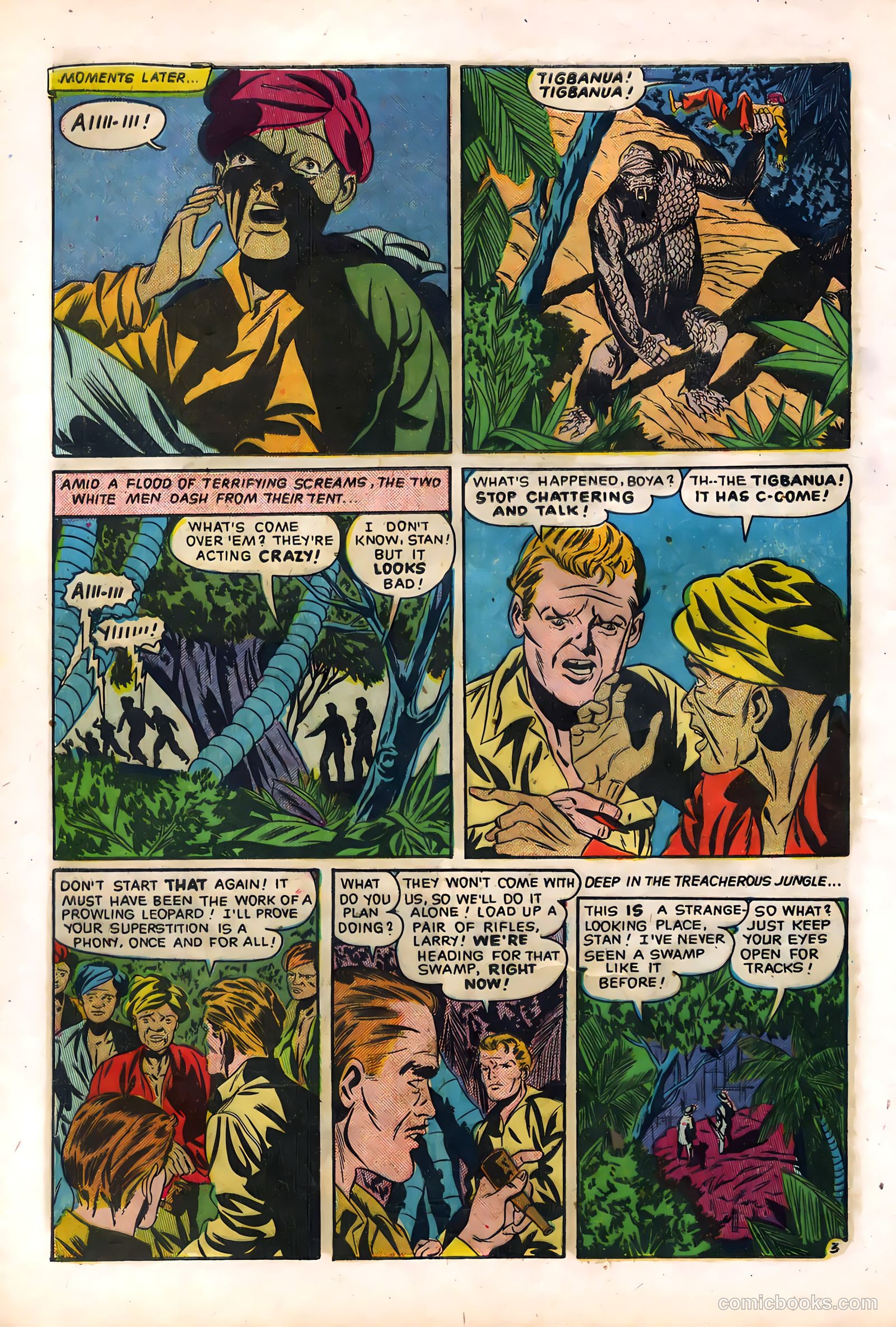 Out of the Night #3 (1952, Creston Publications Corp.) — page 30 of 36