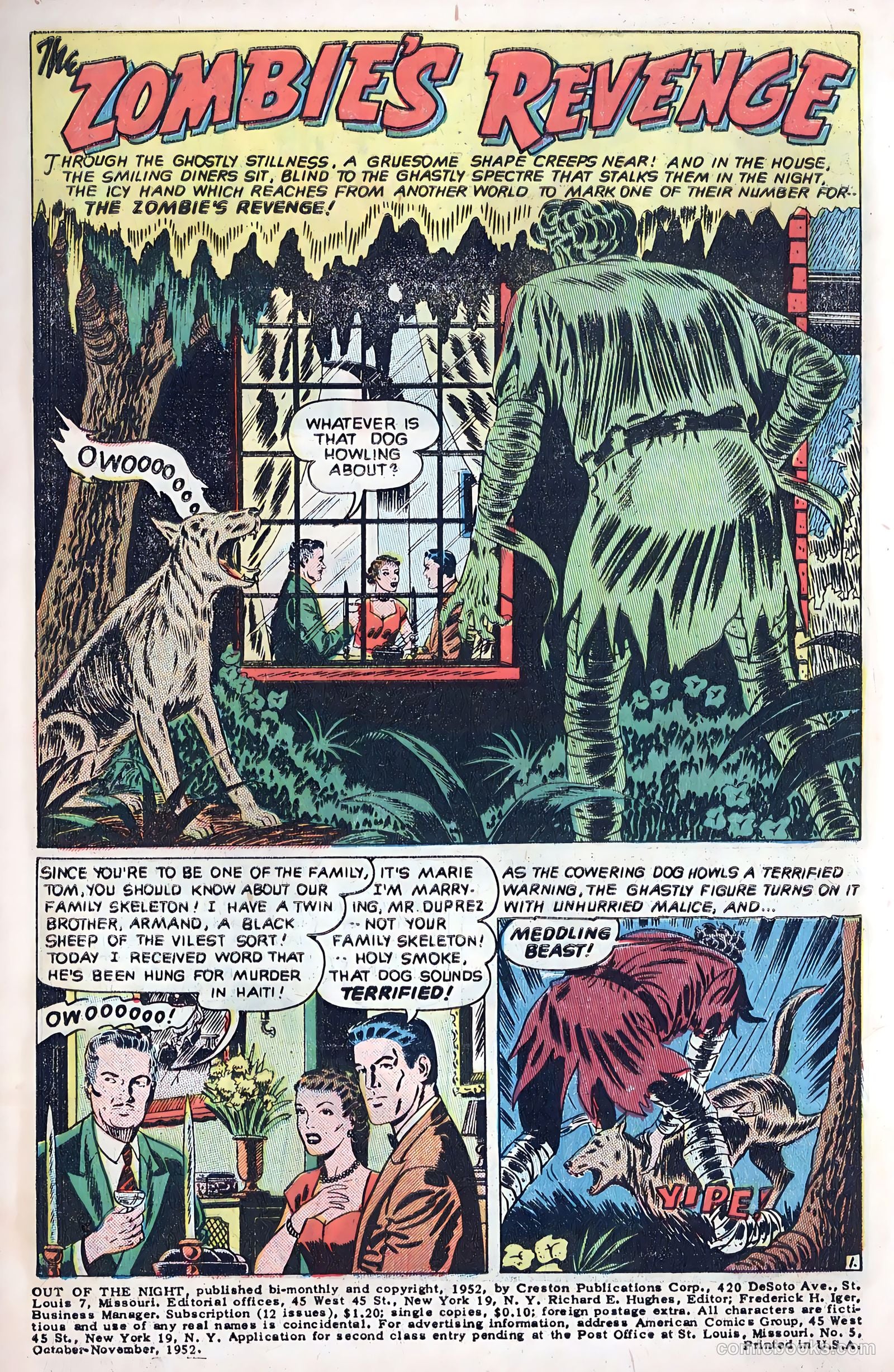 Out of the Night #5 (1952, Creston Publications Corp.) — page 3 of 36