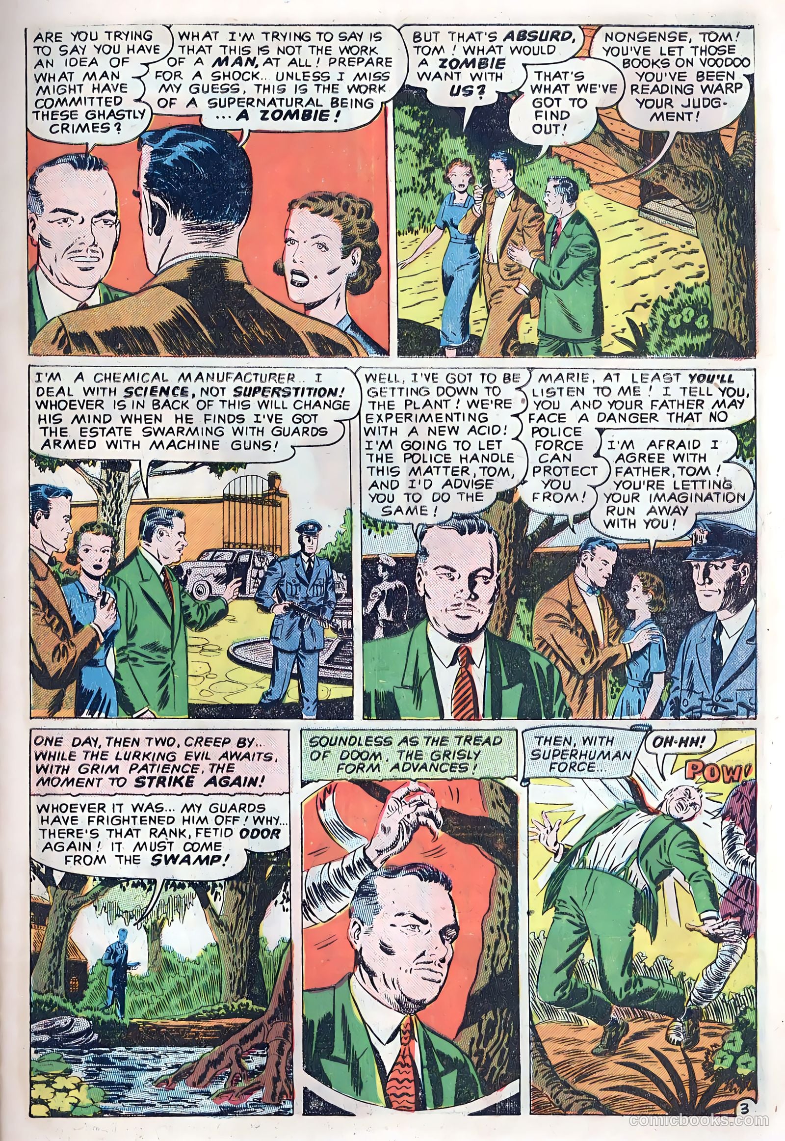 Out of the Night #5 (1952, Creston Publications Corp.) — page 5 of 36