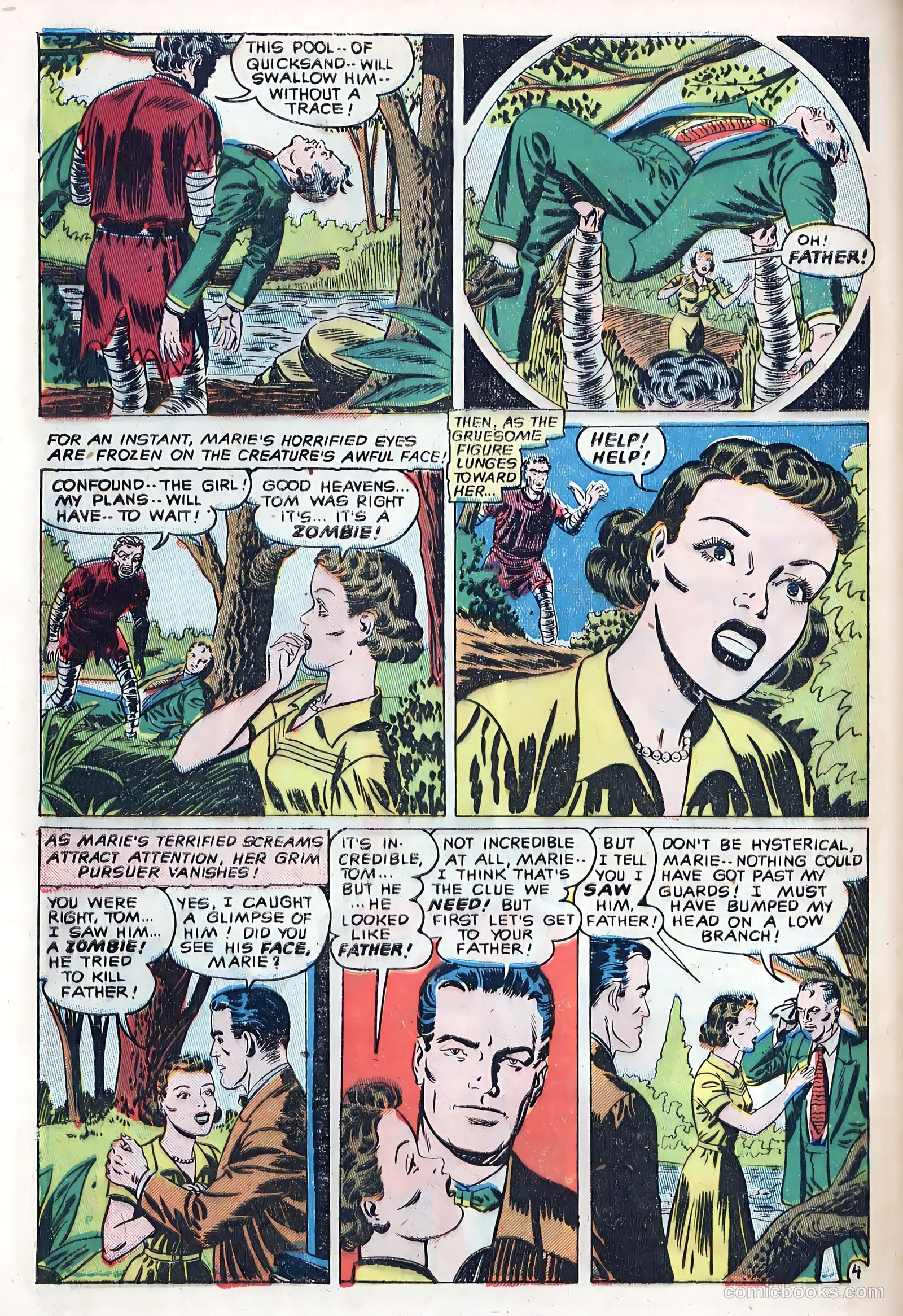 Out of the Night #5 (1952, Creston Publications Corp.) — page 6 of 36
