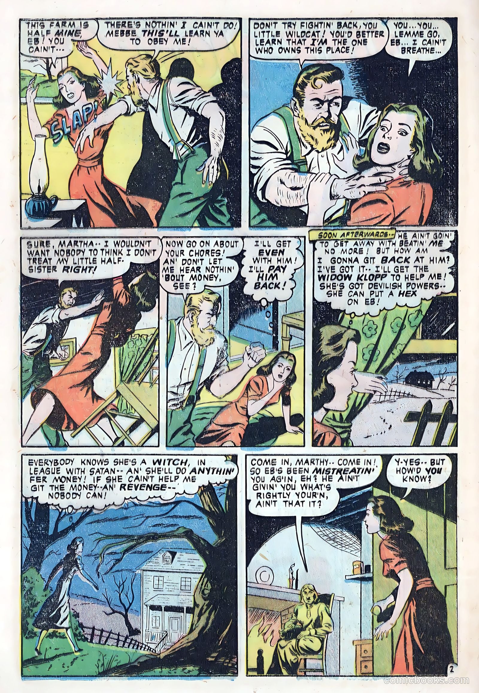Out of the Night #5 (1952, Creston Publications Corp.) — page 12 of 36