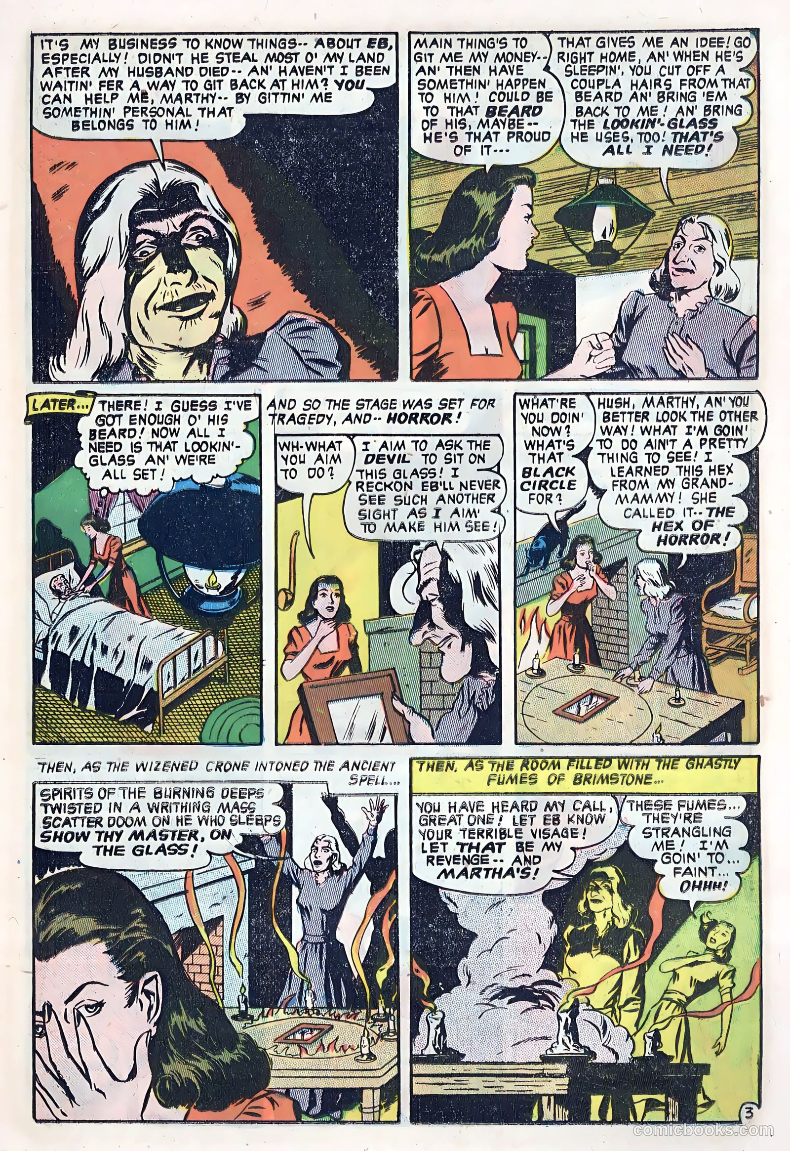 Out of the Night #5 (1952, Creston Publications Corp.) — page 13 of 36