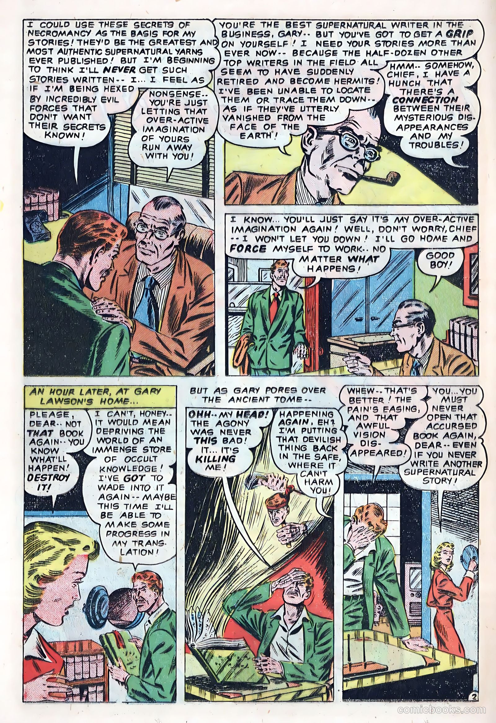 Out of the Night #5 (1952, Creston Publications Corp.) — page 20 of 36