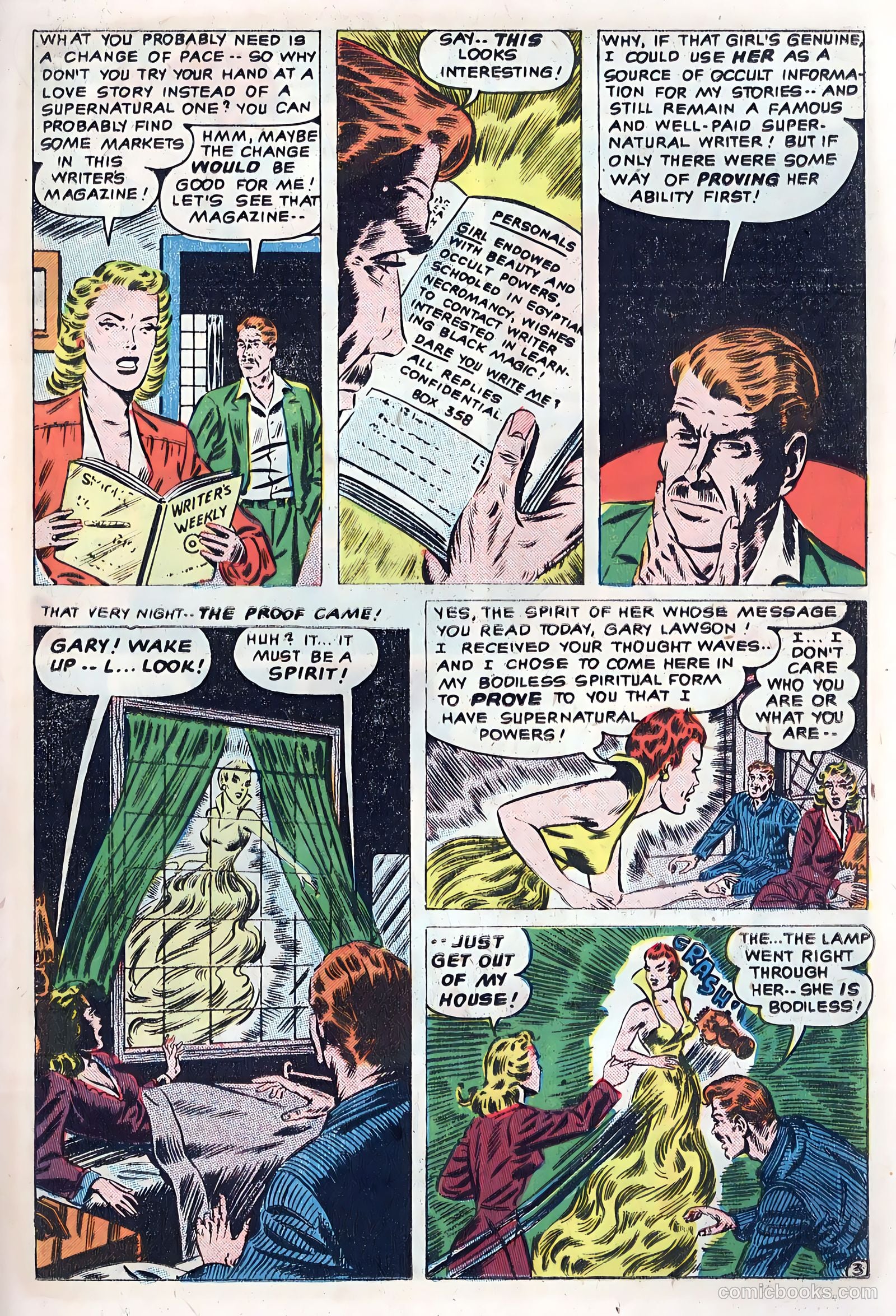 Out of the Night #5 (1952, Creston Publications Corp.) — page 21 of 36