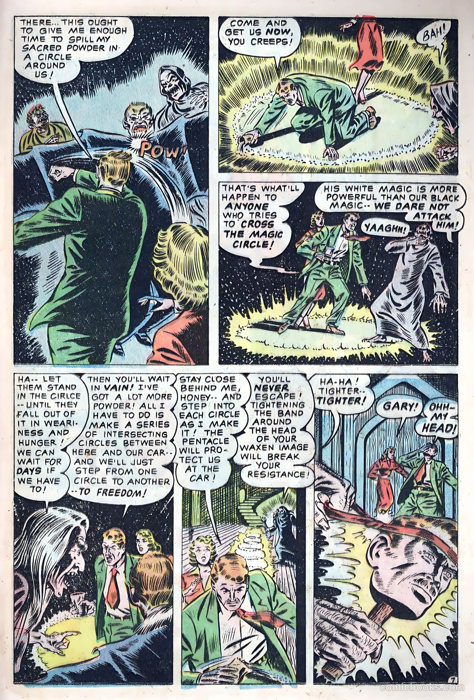 Out of the Night #5 (1952, Creston Publications Corp.) — page 25 of 36