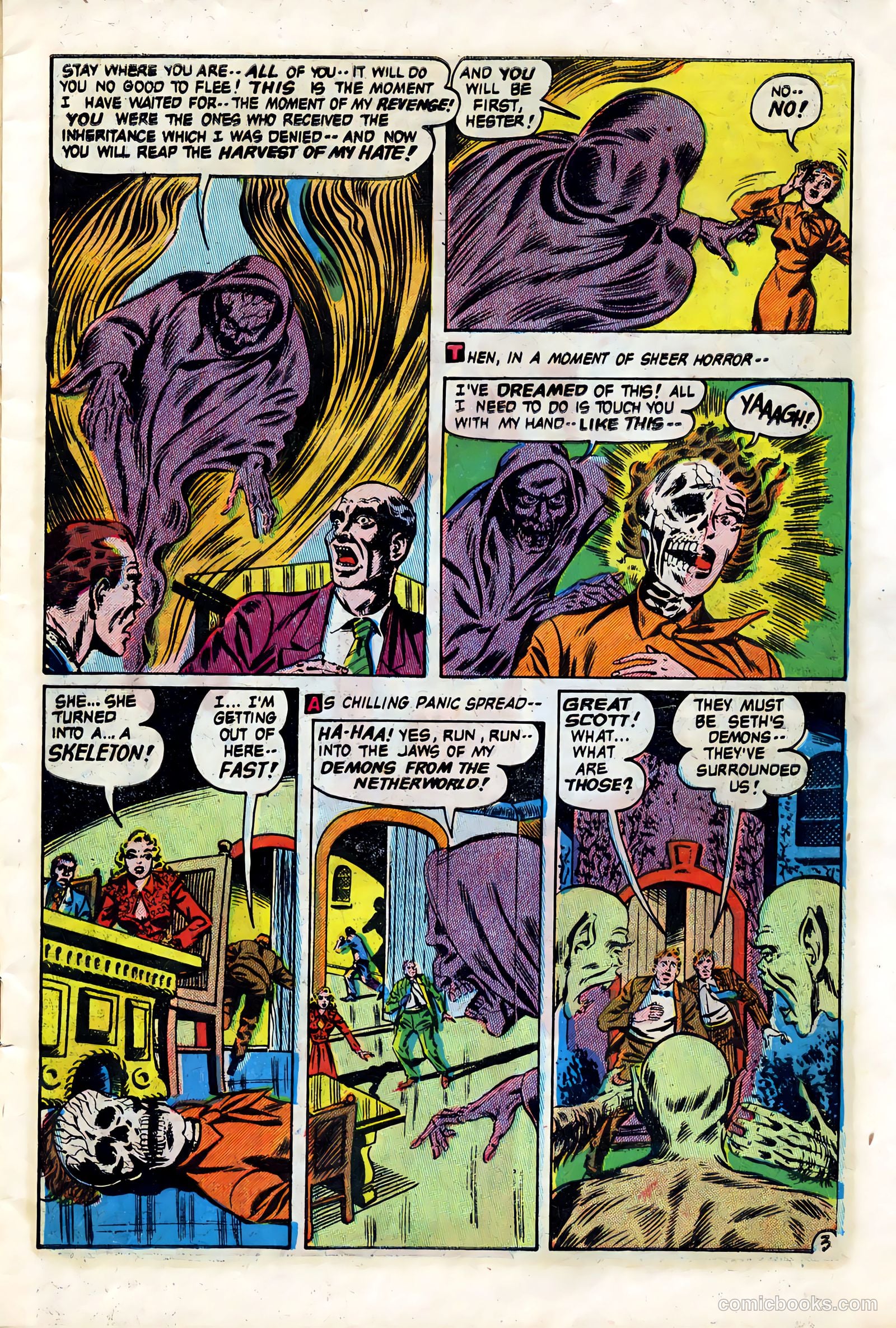 Out of the Night #6 (1952, Creston Publications Corp.) — page 5 of 36