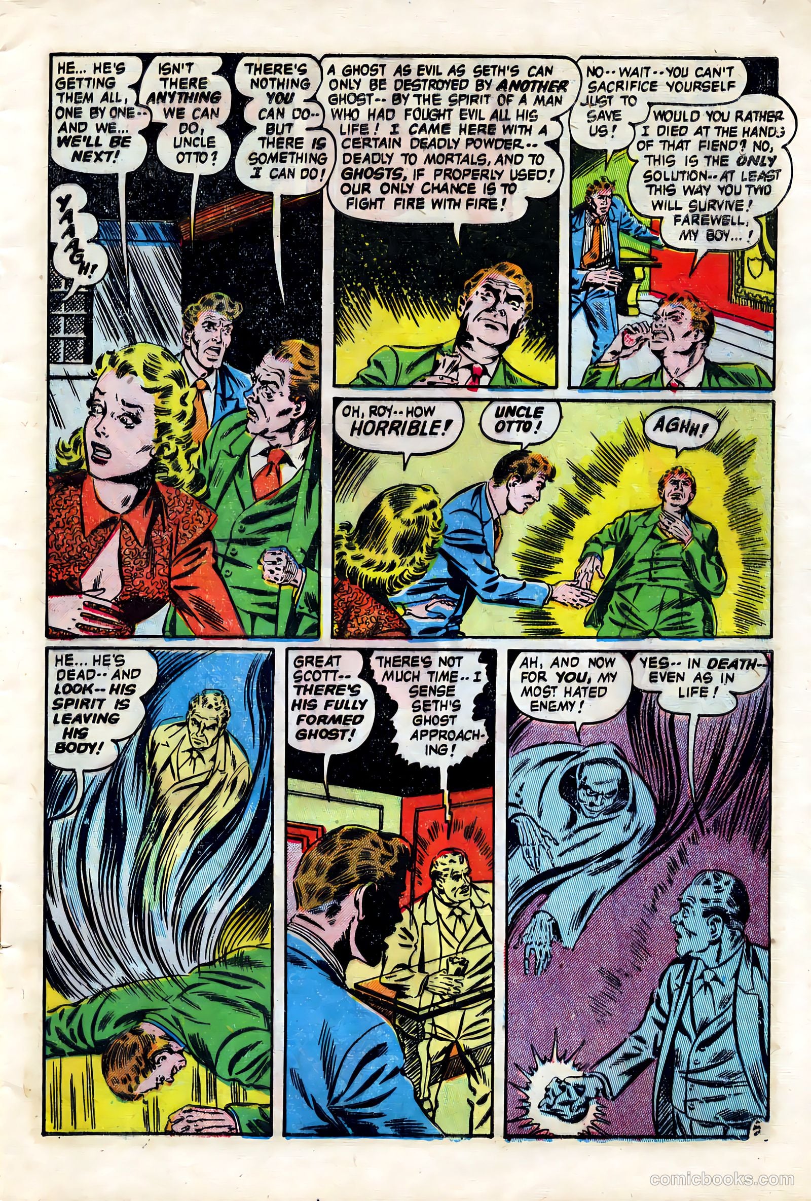 Out of the Night #6 (1952, Creston Publications Corp.) — page 7 of 36