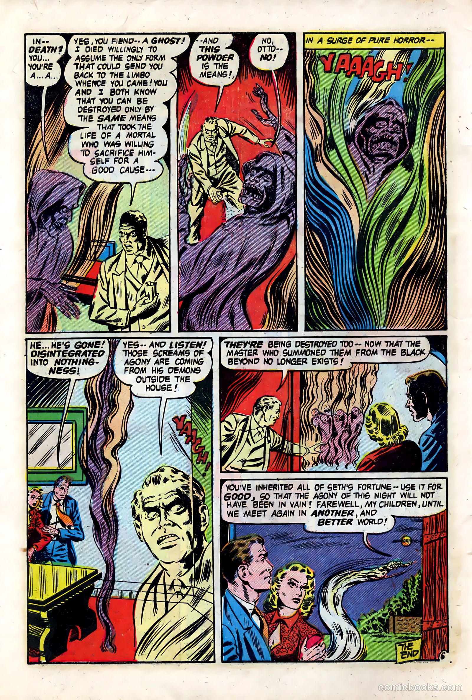 Out of the Night #6 (1952, Creston Publications Corp.) — page 8 of 36