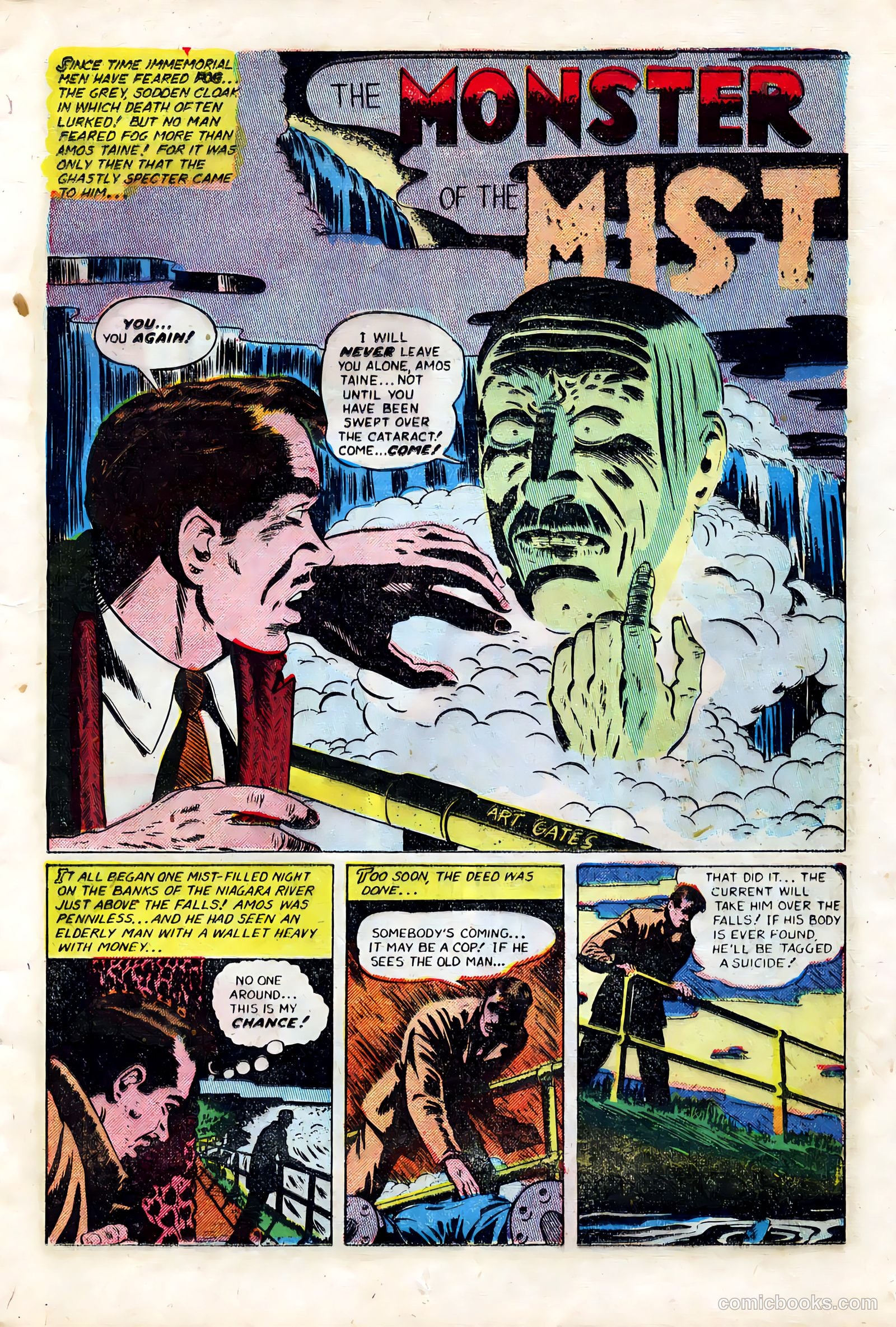 Out of the Night #6 (1952, Creston Publications Corp.) — page 15 of 36