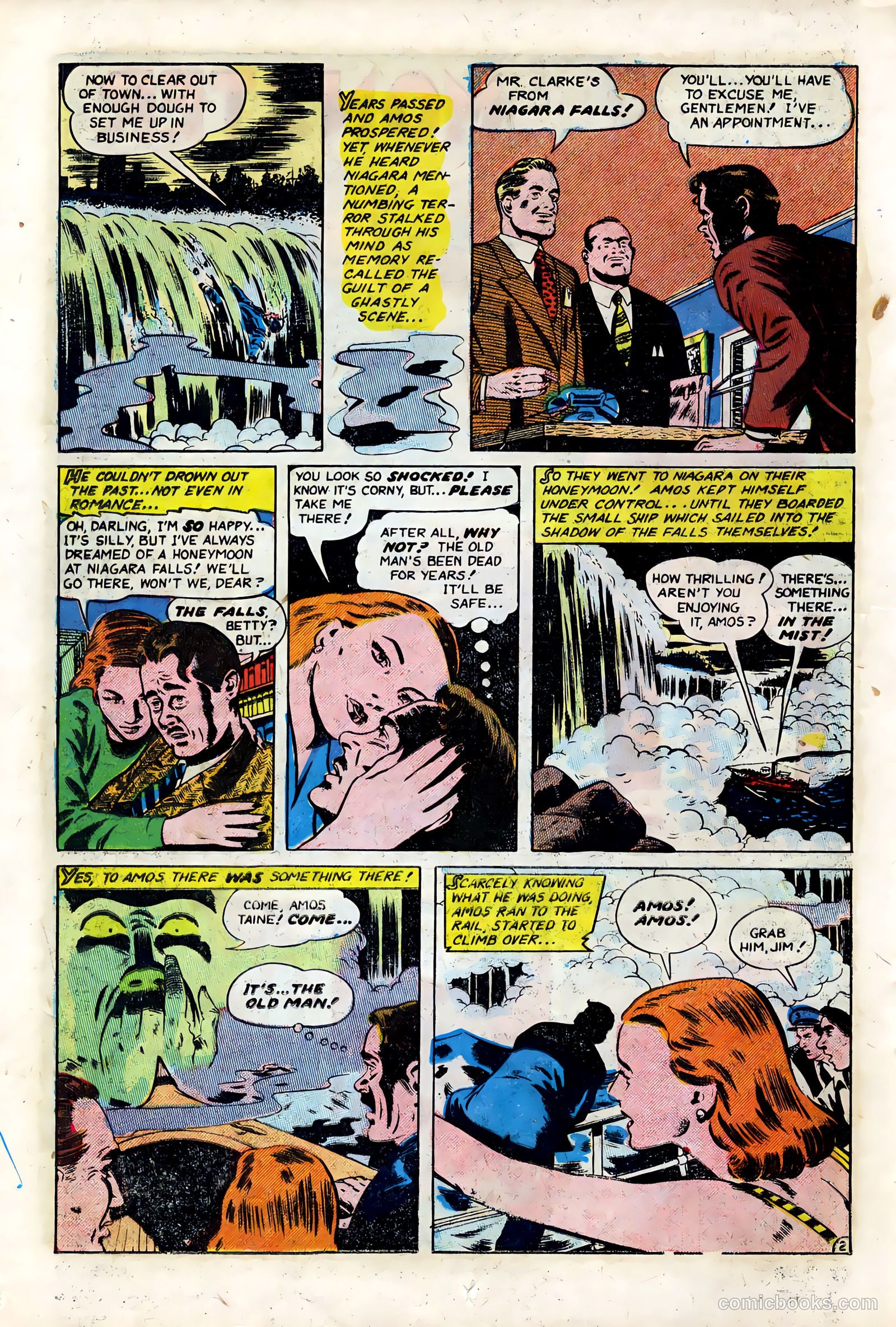 Out of the Night #6 (1952, Creston Publications Corp.) — page 16 of 36