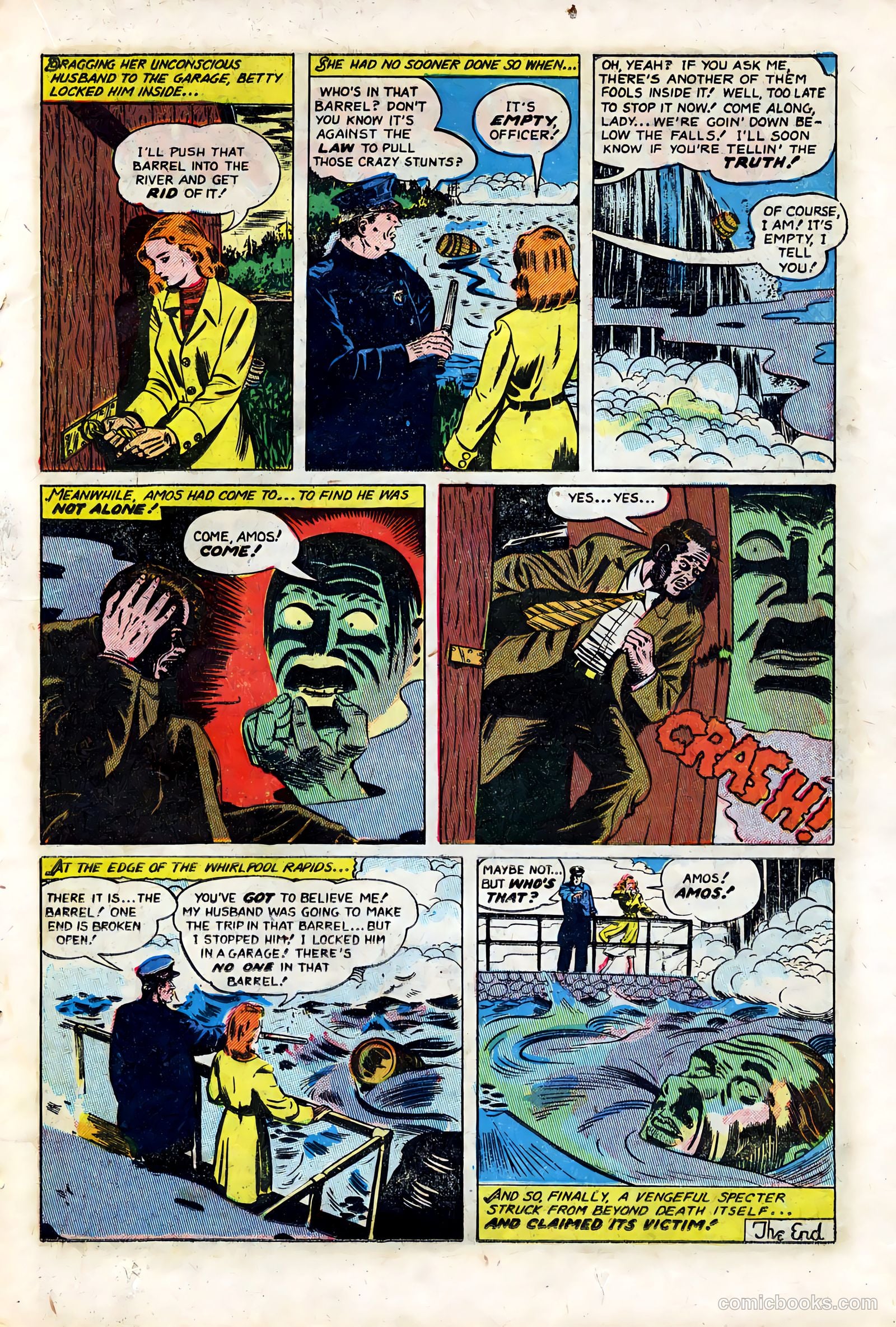 Out of the Night #6 (1952, Creston Publications Corp.) — page 19 of 36