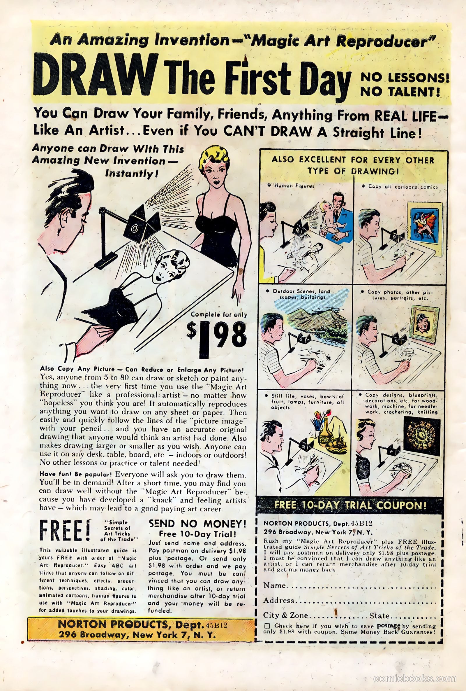 Out of the Night #6 (1952, Creston Publications Corp.) — page 34 of 36