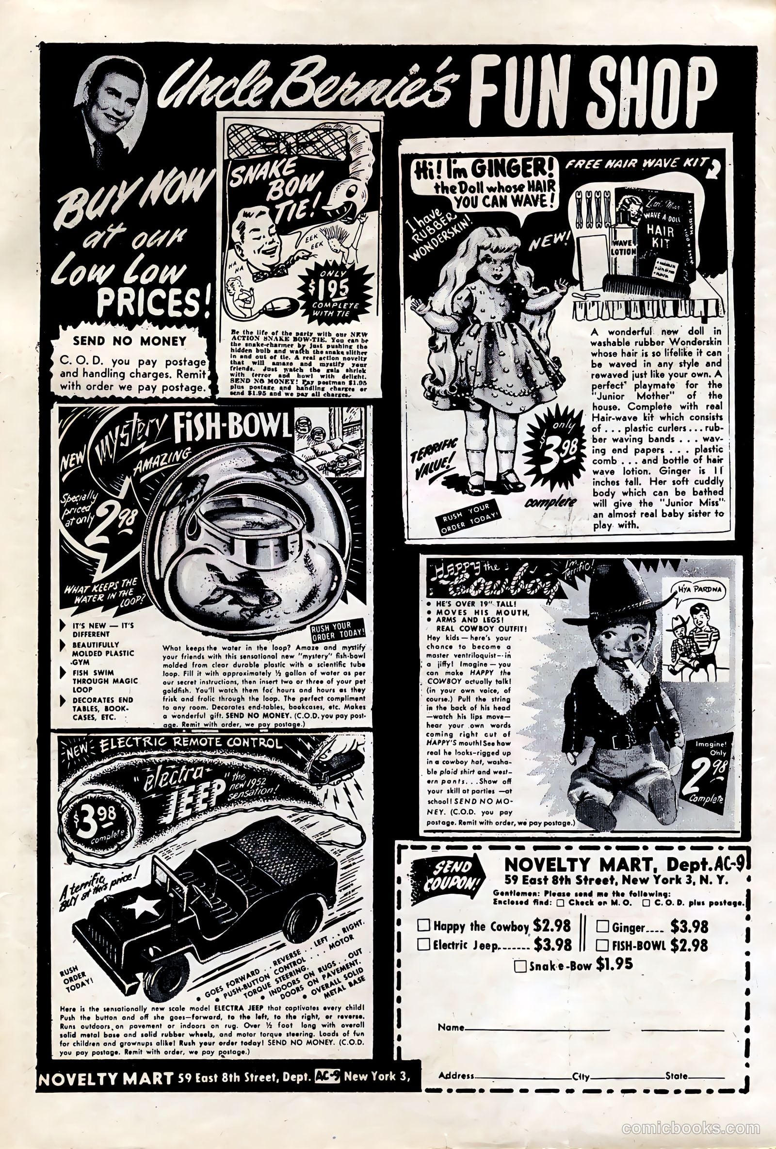Out of the Night #6 (1952, Creston Publications Corp.) — page 35 of 36
