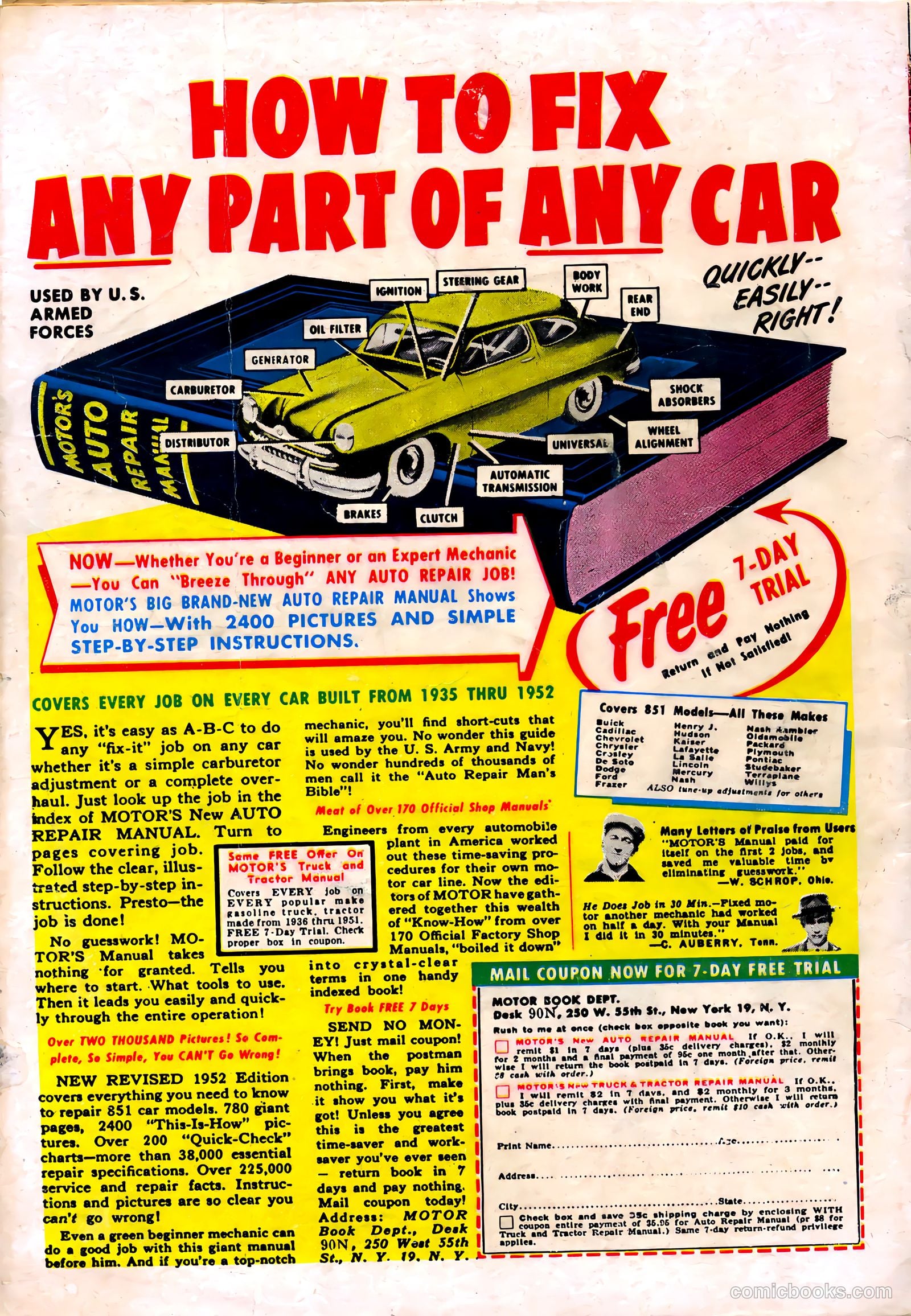 Out of the Night #6 (1952, Creston Publications Corp.) — page 36 of 36