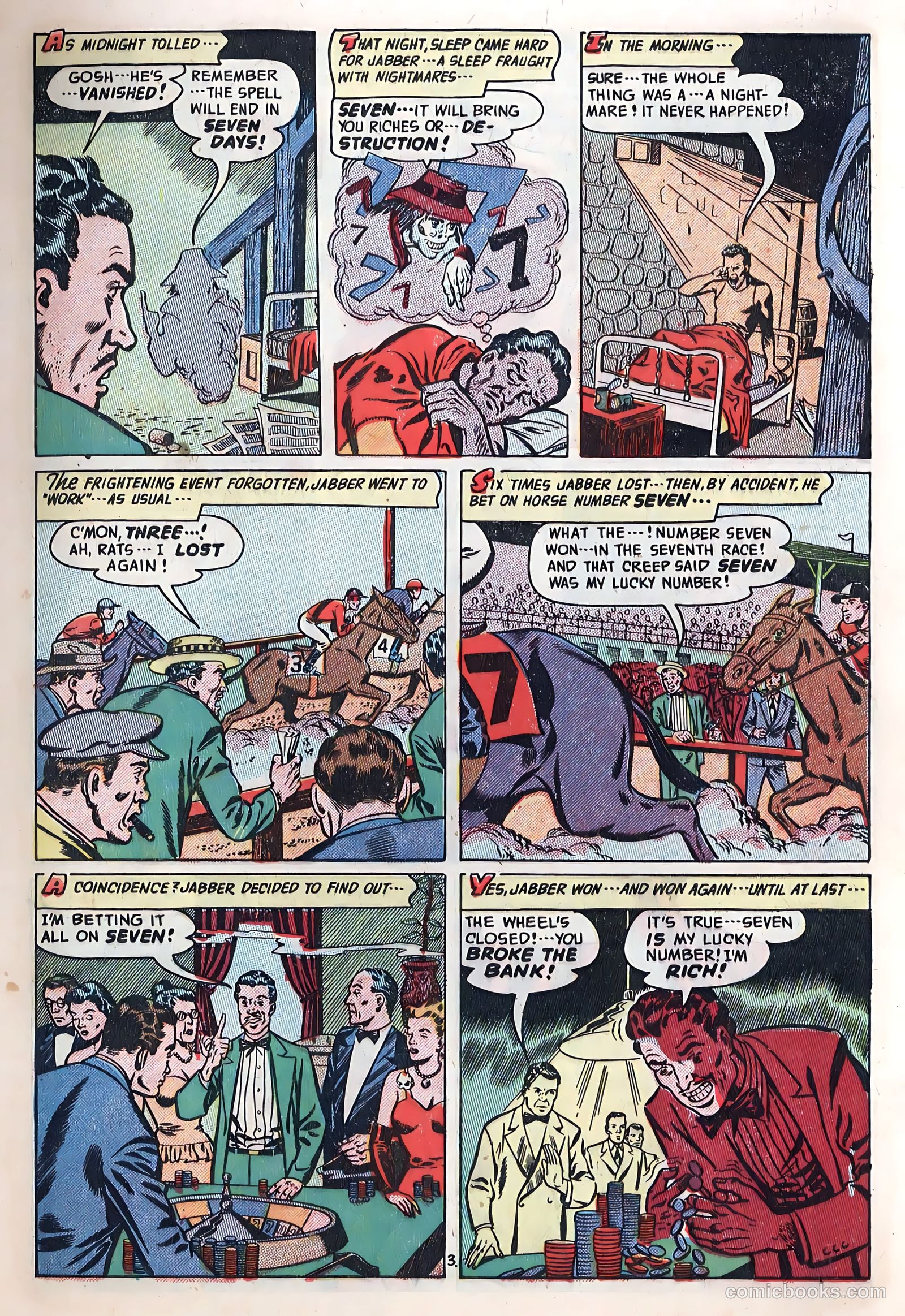 Out of the Night #8 (1953, Creston Publications Corp.) — page 5 of 36