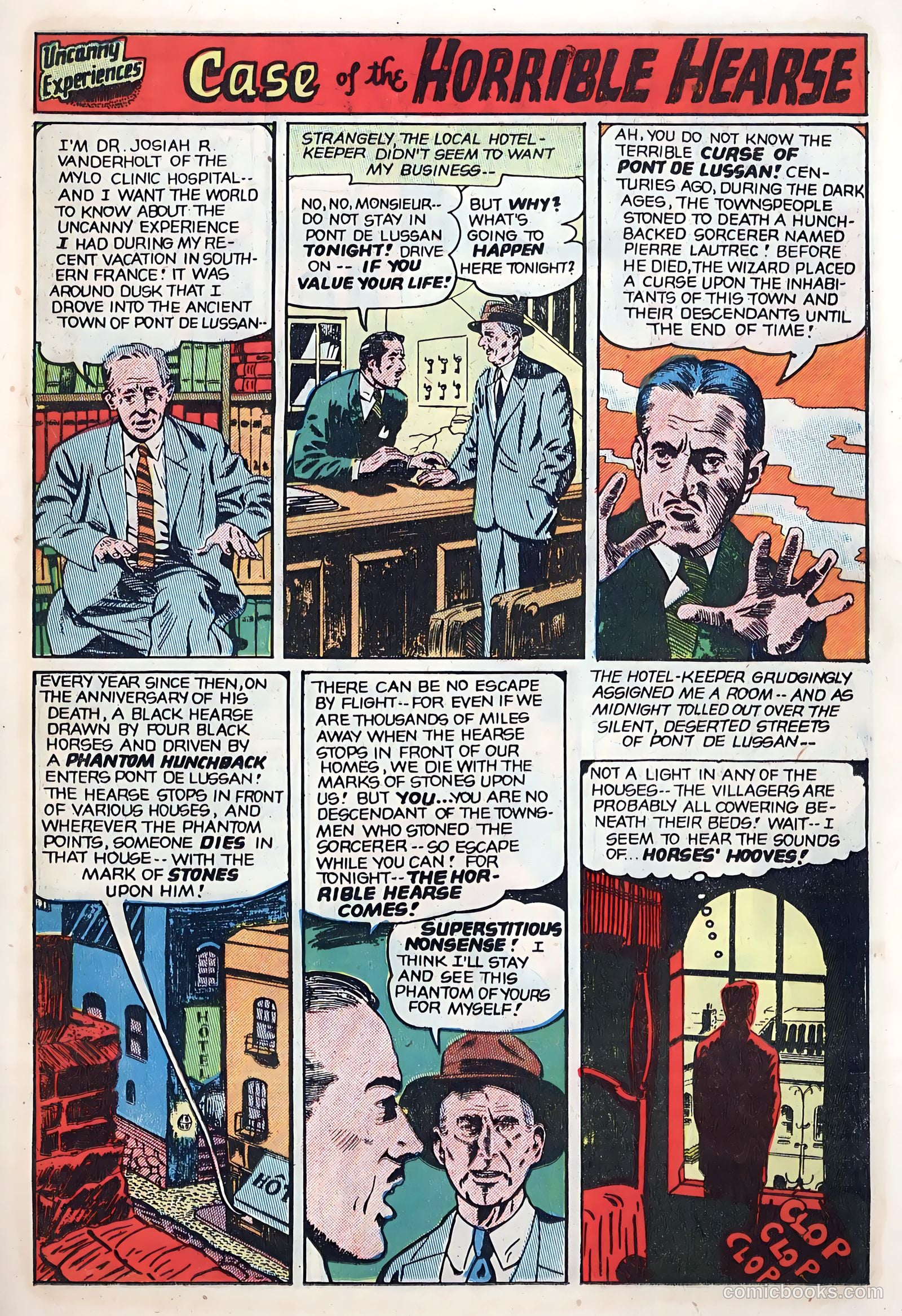 Out of the Night #8 (1953, Creston Publications Corp.) — page 23 of 36