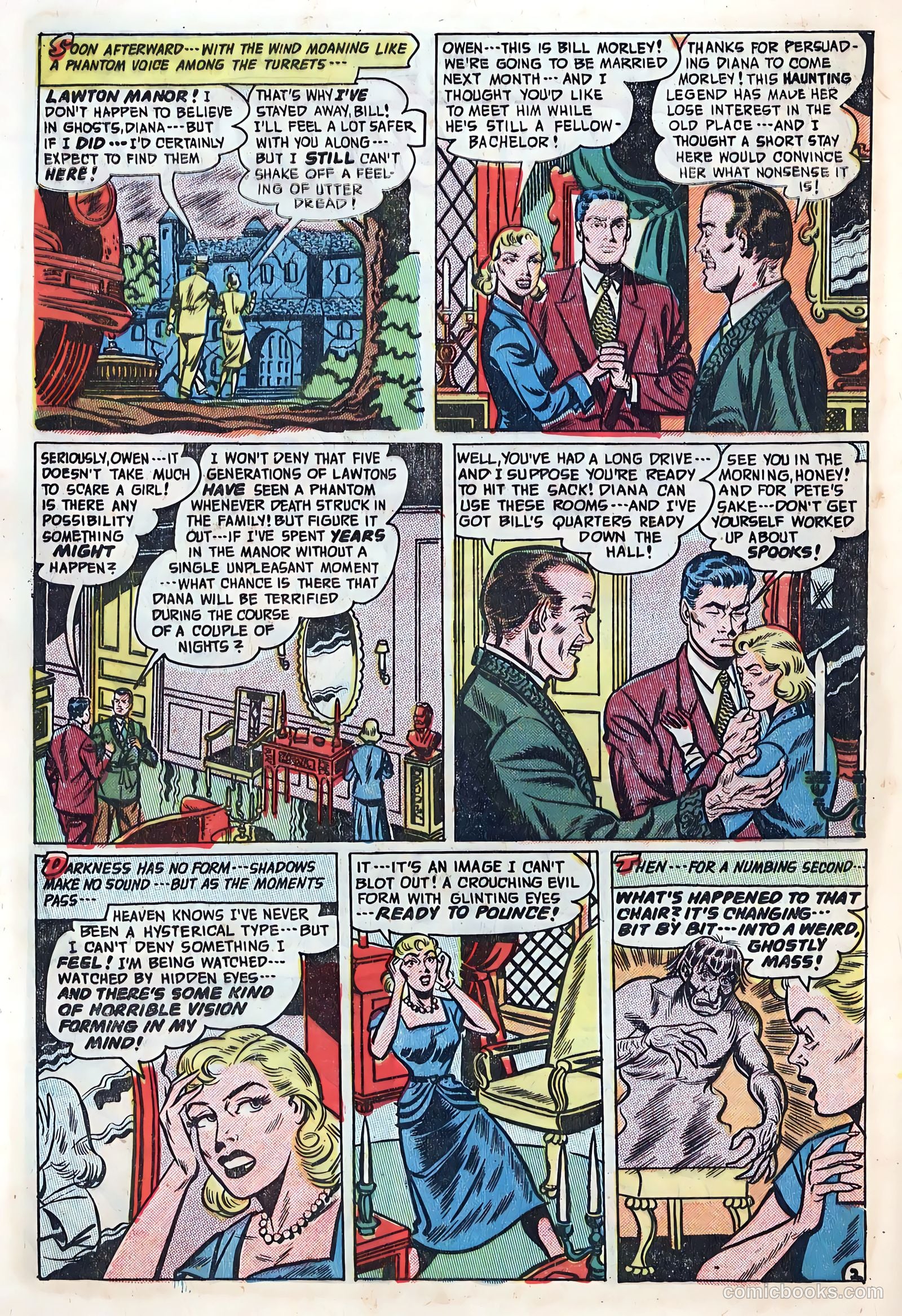 Out of the Night #8 (1953, Creston Publications Corp.) — page 28 of 36