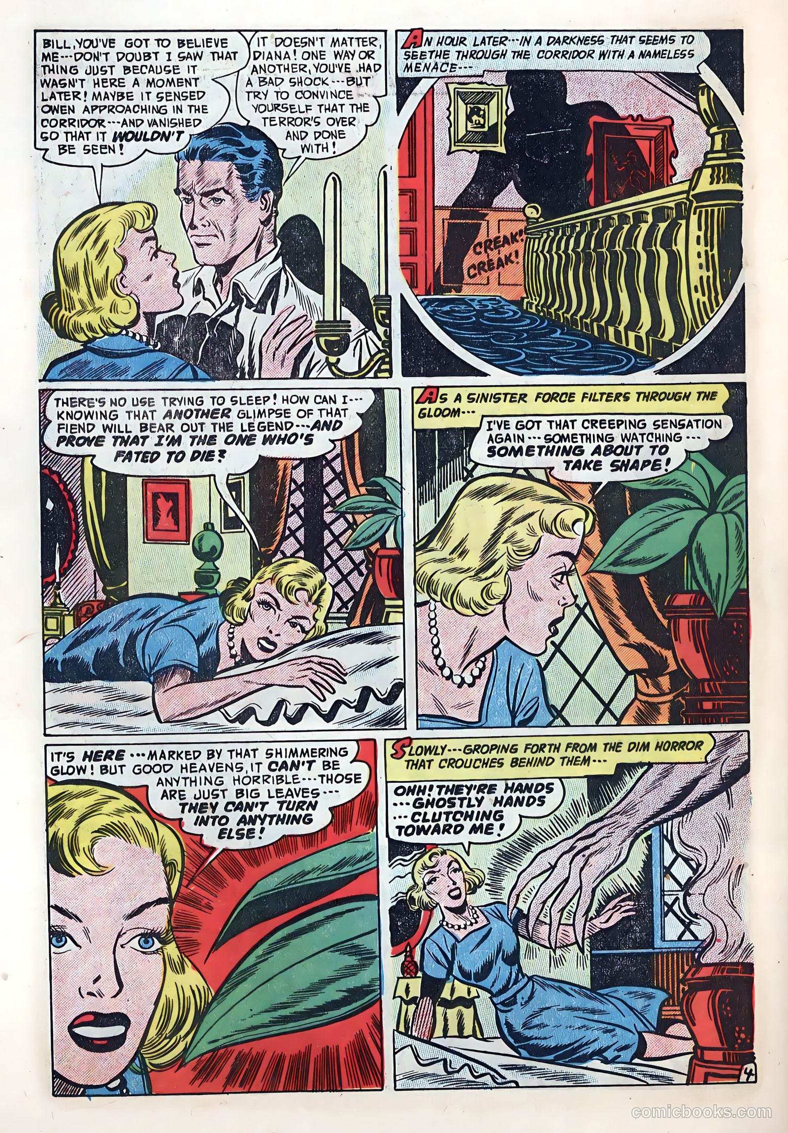 Out of the Night #8 (1953, Creston Publications Corp.) — page 30 of 36