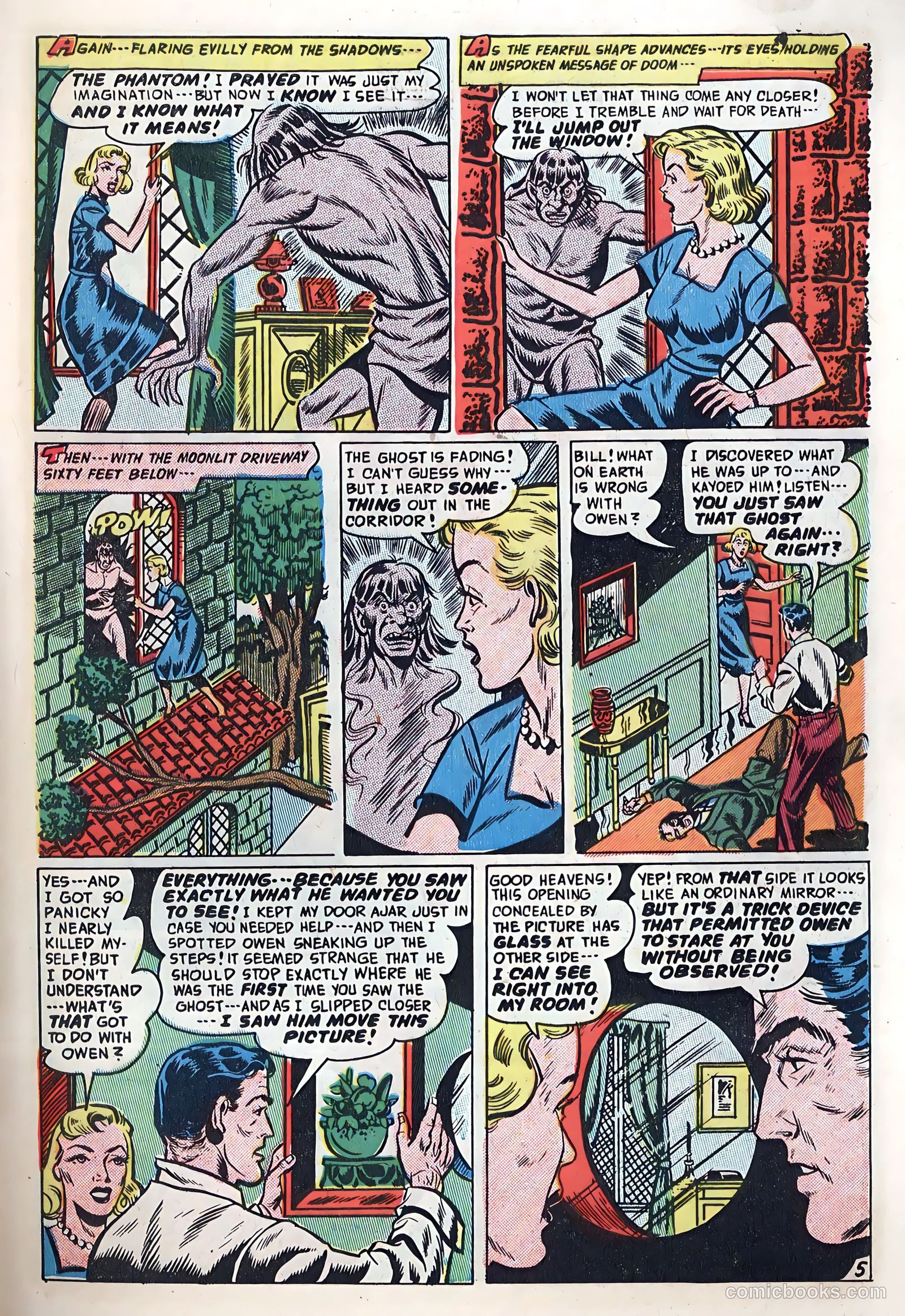 Out of the Night #8 (1953, Creston Publications Corp.) — page 31 of 36