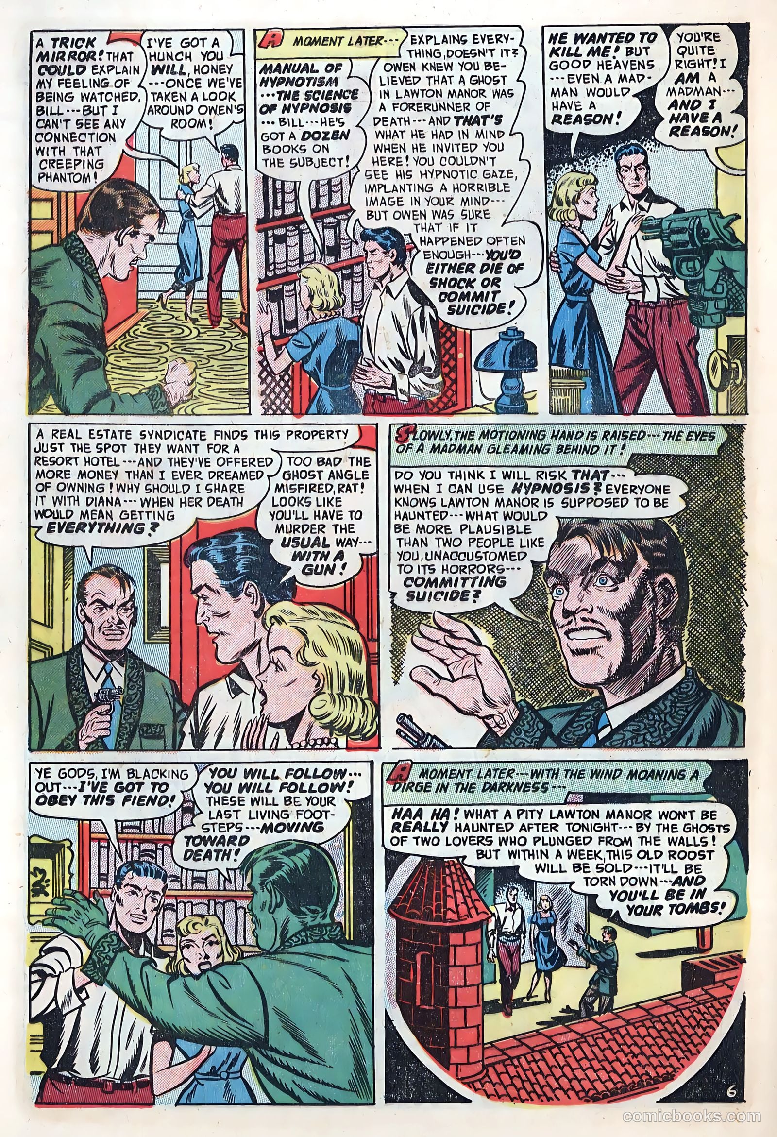 Out of the Night #8 (1953, Creston Publications Corp.) — page 32 of 36