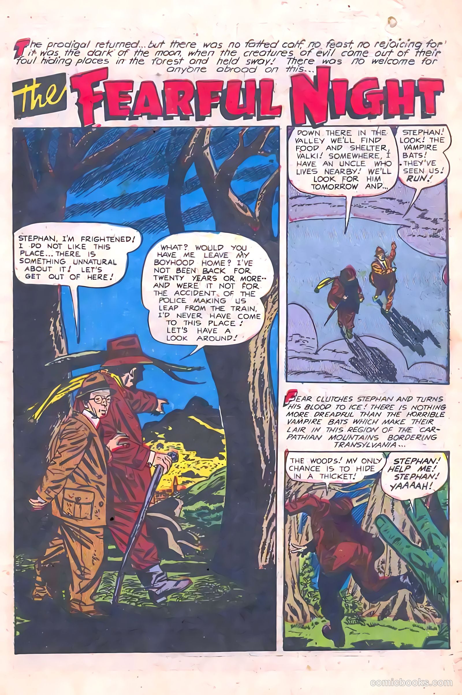 Out of the Shadows #13 (1954, Visual Editions, Inc.) — page 3 of 36