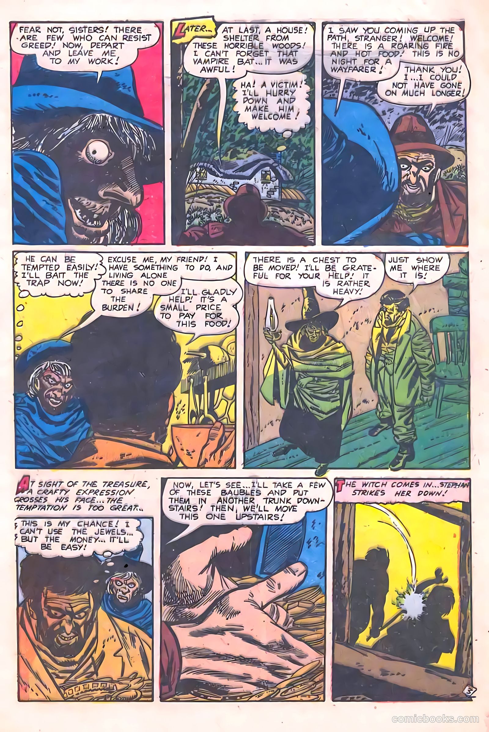 Out of the Shadows #13 (1954, Visual Editions, Inc.) — page 5 of 36