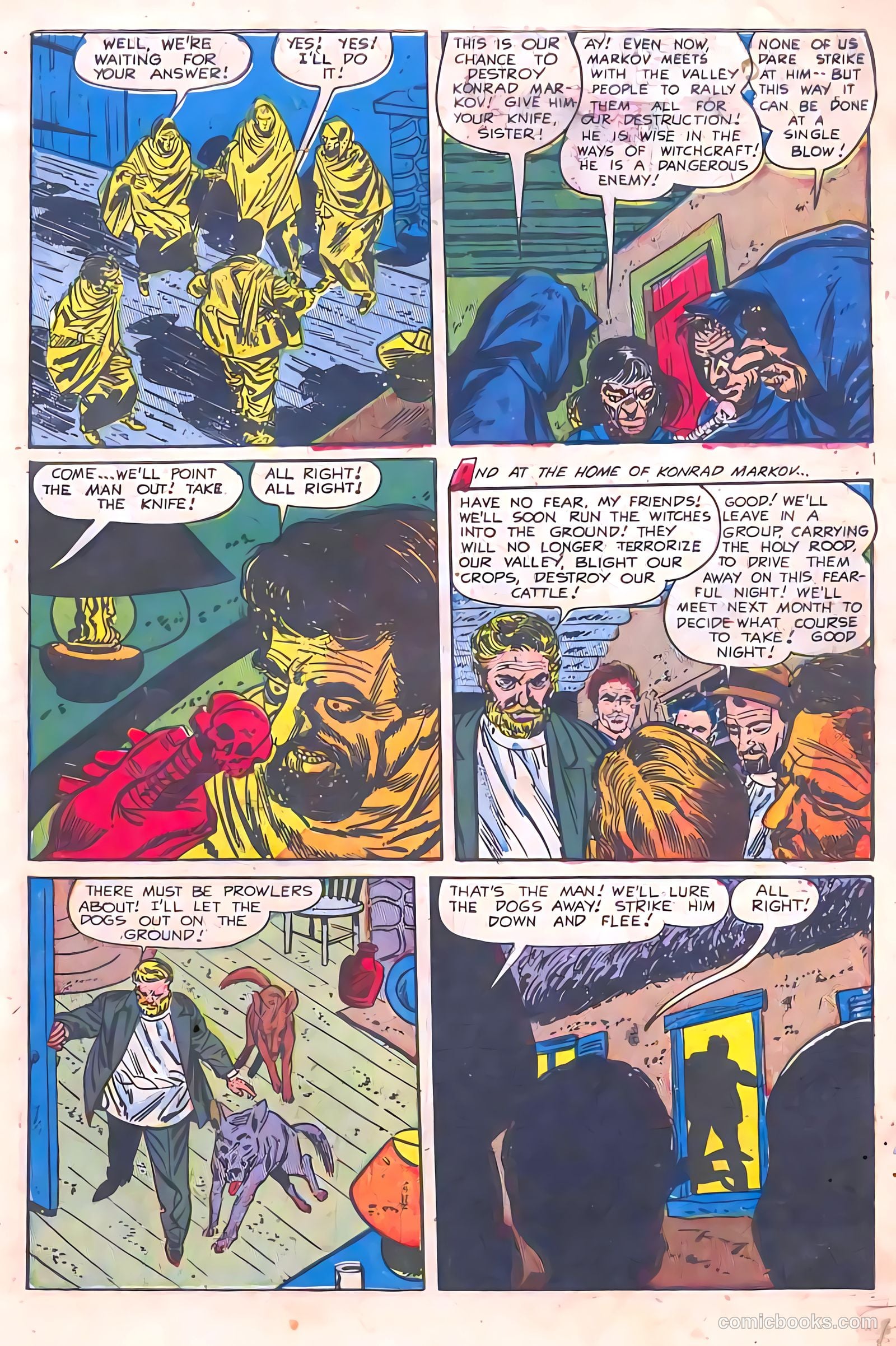 Out of the Shadows #13 (1954, Visual Editions, Inc.) — page 7 of 36