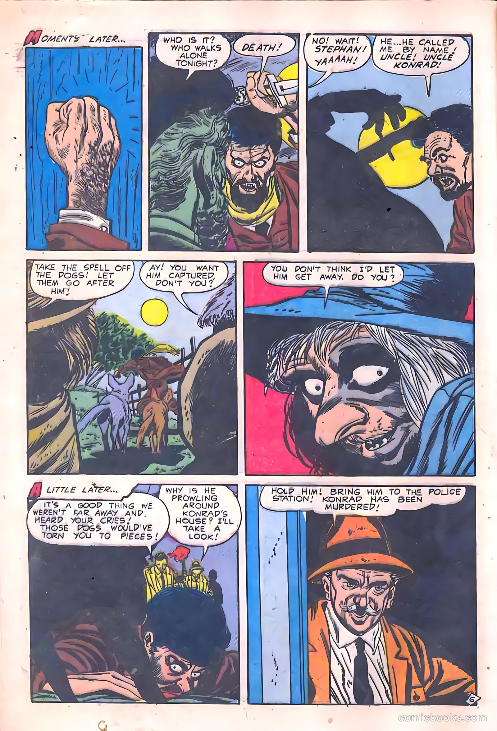 Out of the Shadows #13 (1954, Visual Editions, Inc.) — page 8 of 36