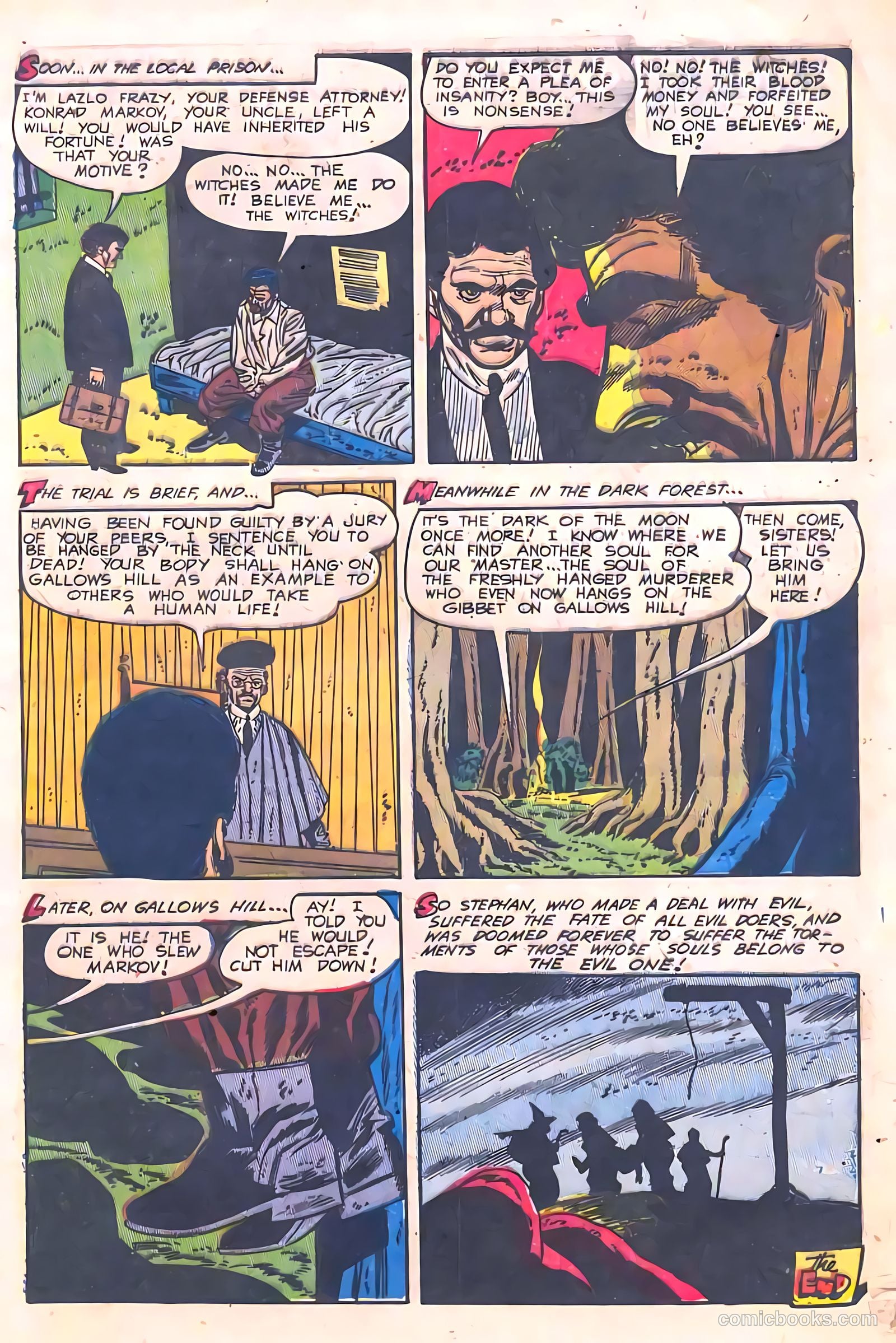 Out of the Shadows #13 (1954, Visual Editions, Inc.) — page 9 of 36