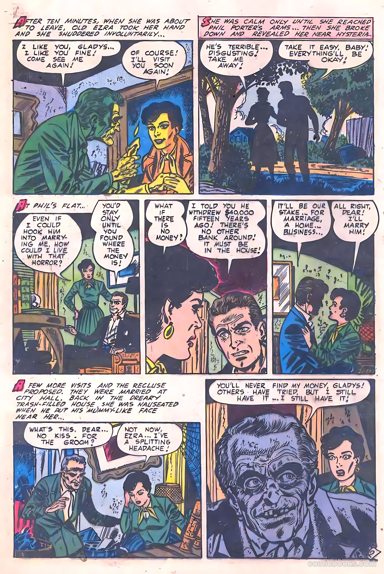 Out of the Shadows #13 (1954, Visual Editions, Inc.) — page 12 of 36