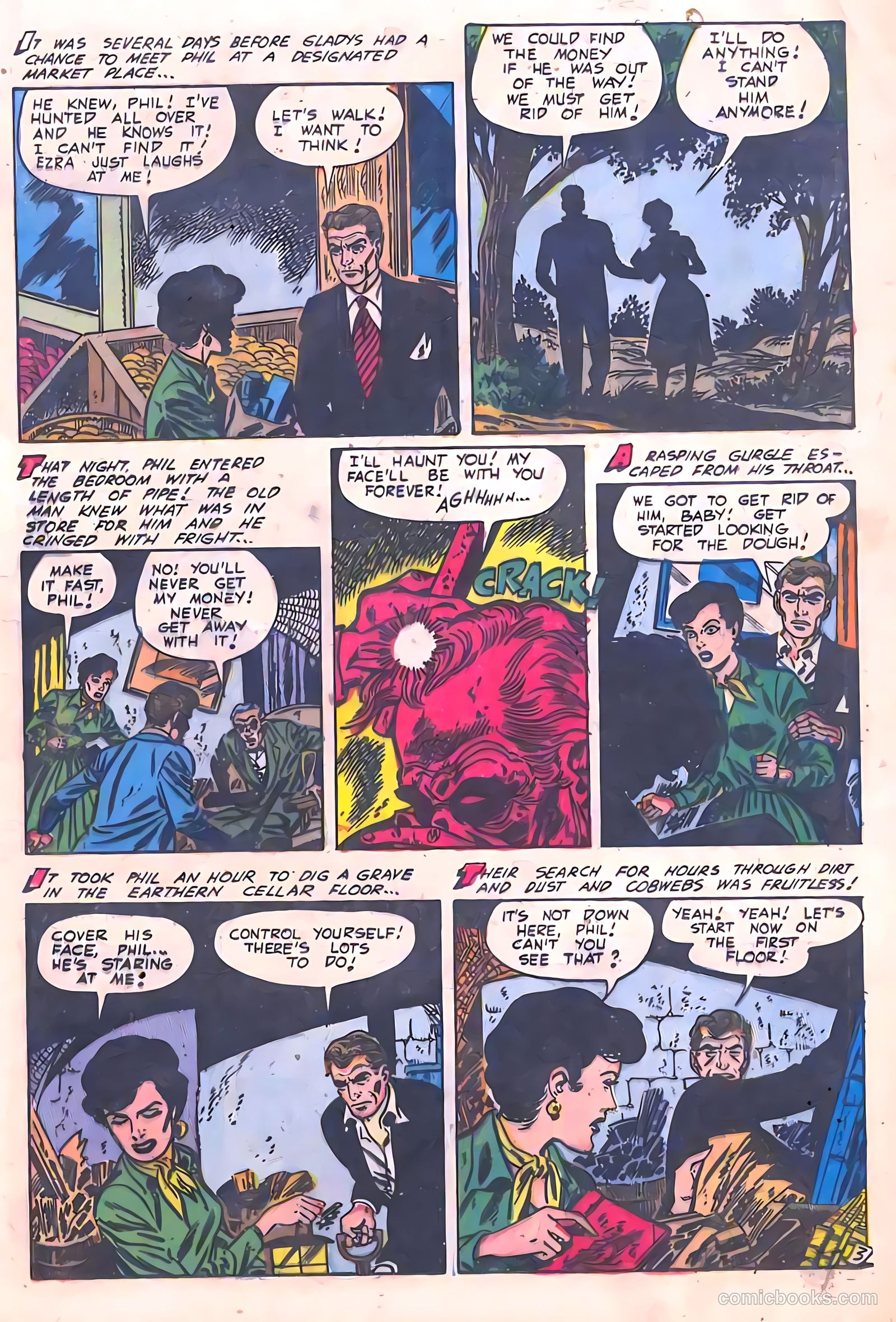 Out of the Shadows #13 (1954, Visual Editions, Inc.) — page 13 of 36