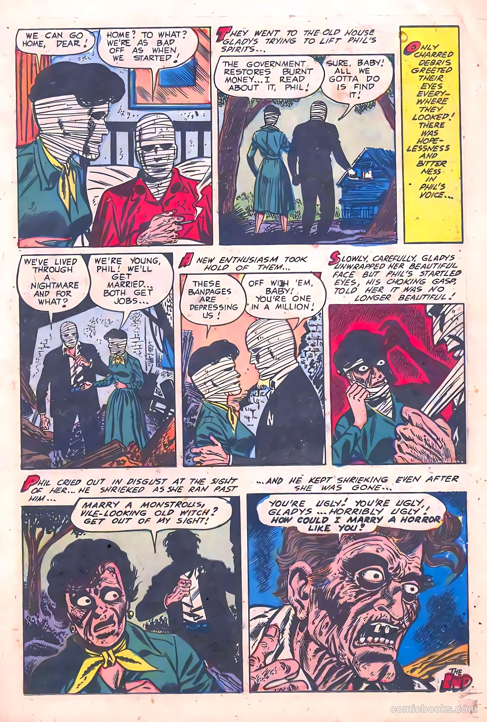 Out of the Shadows #13 (1954, Visual Editions, Inc.) — page 15 of 36